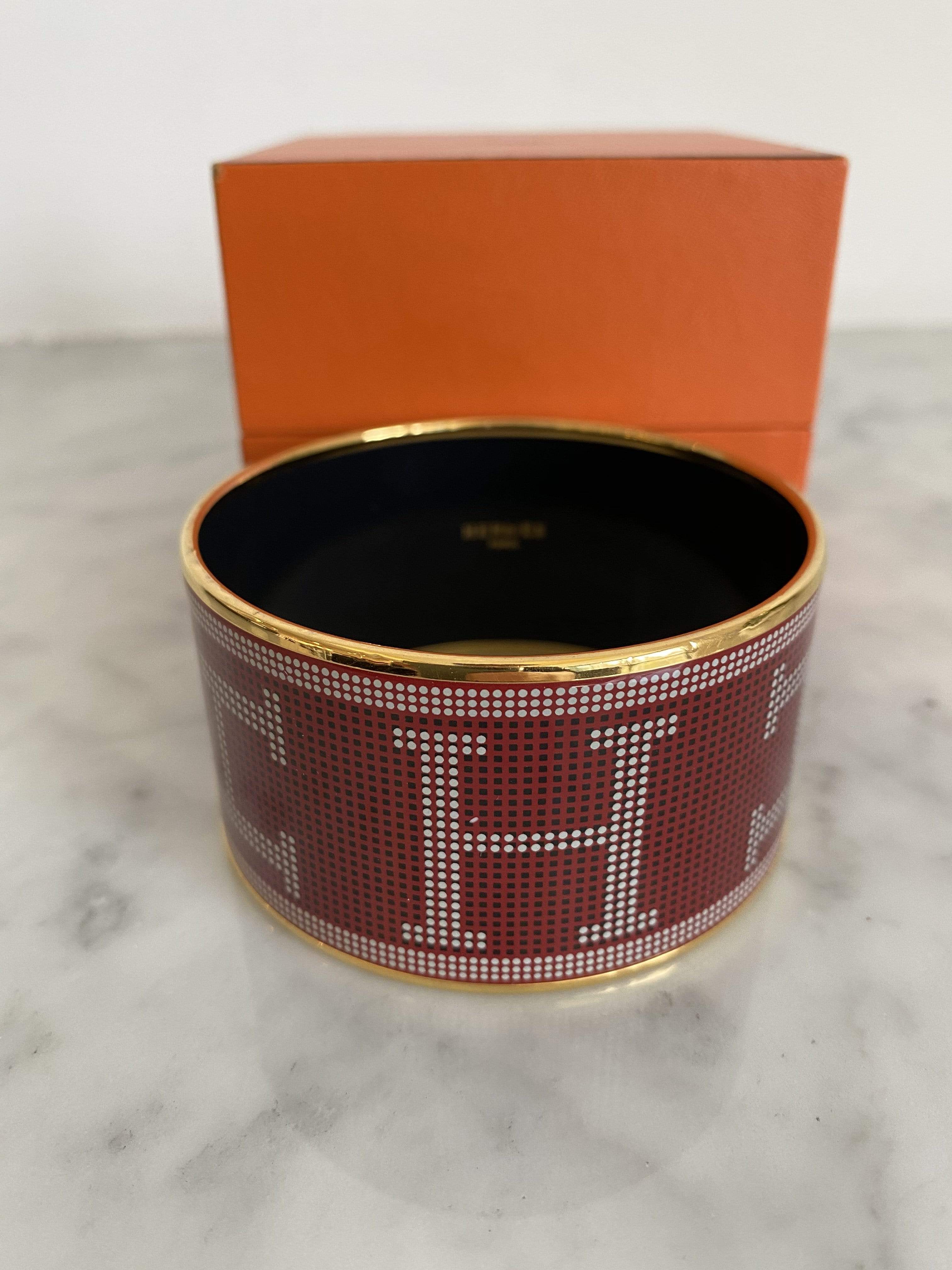 Hermès Hermes H Red Bangle