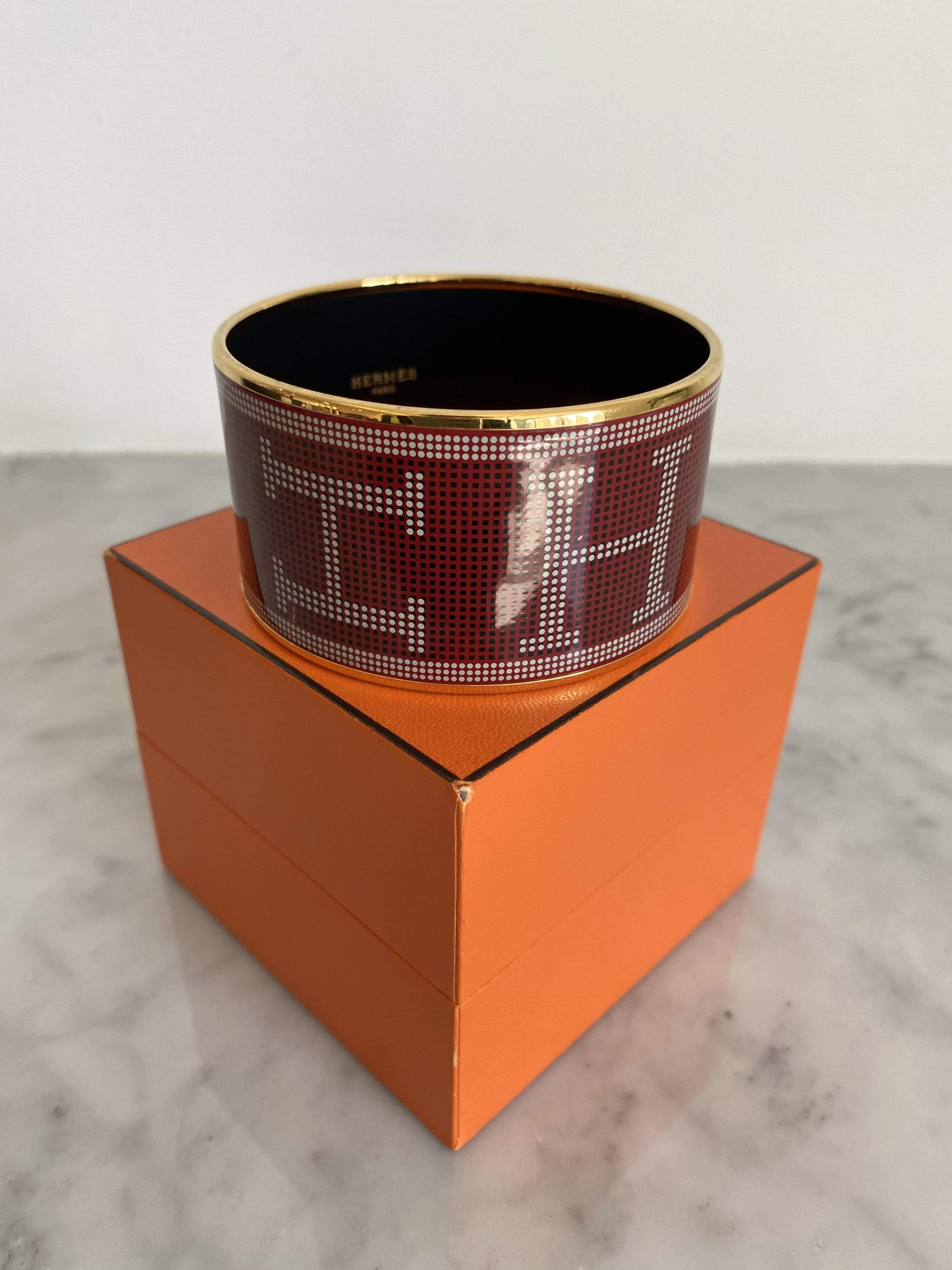 Hermès Hermes H Red Bangle