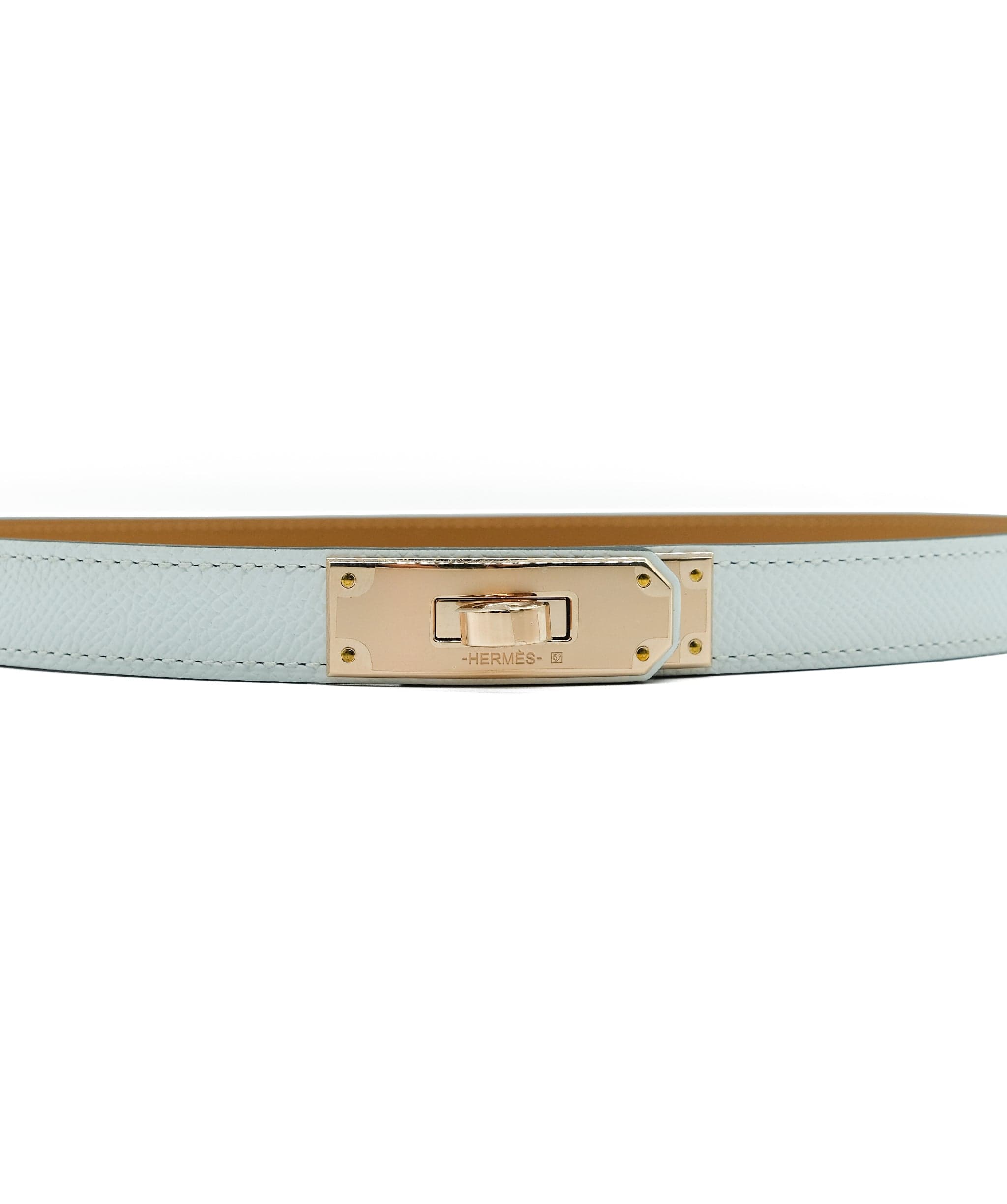 Hermès Hermes Kelly Belt White RGHW REC1174