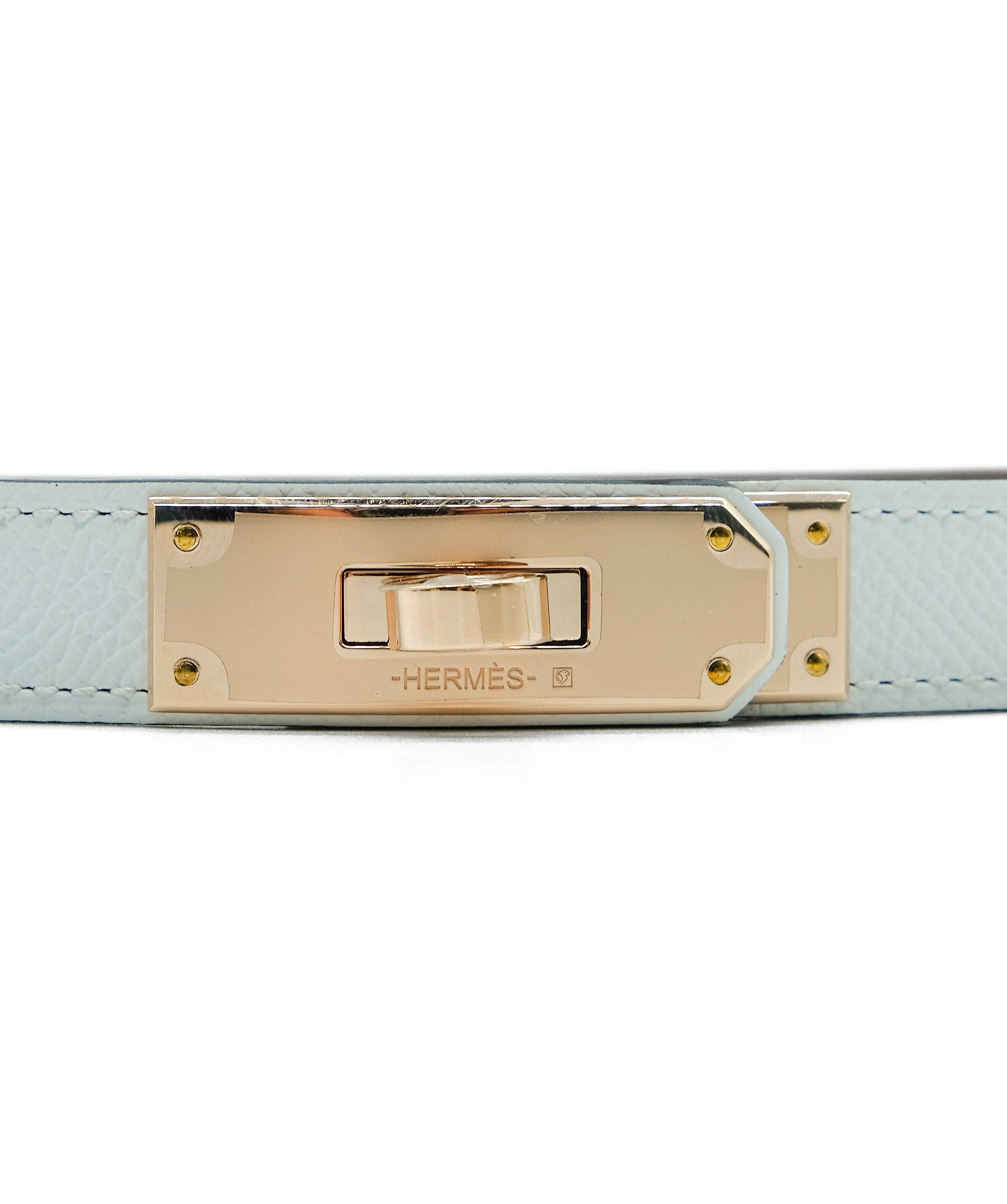 Hermès Hermes Kelly Belt White RGHW REC1174