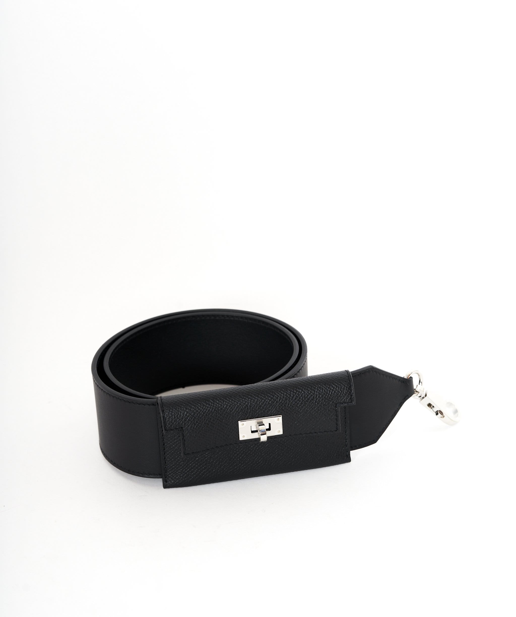 Hermès Hermès Kelly Black Epsom Pocket Strap