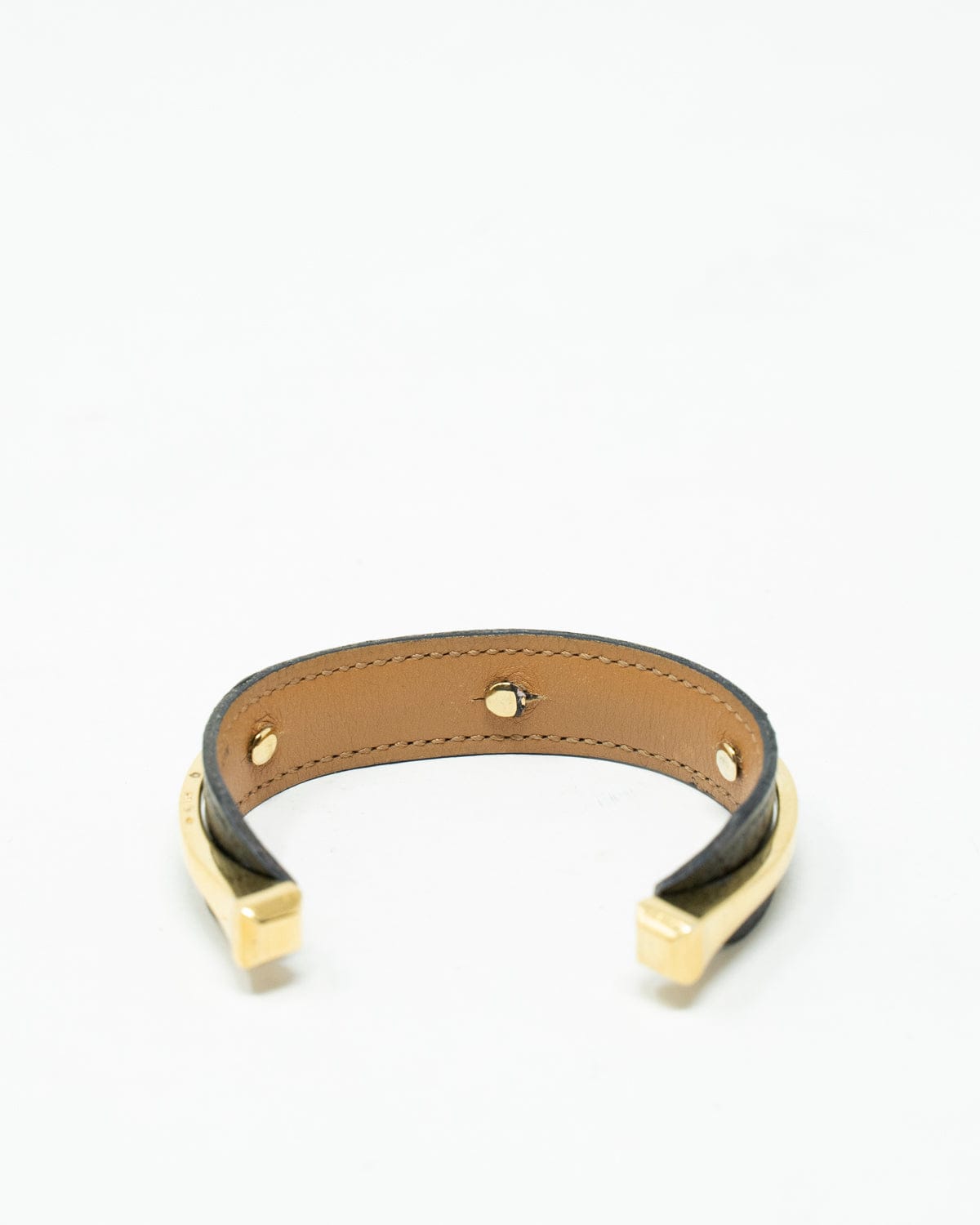 Hermès Hermès Open Cuff Bracelet with Gold Hardware - AWL2664