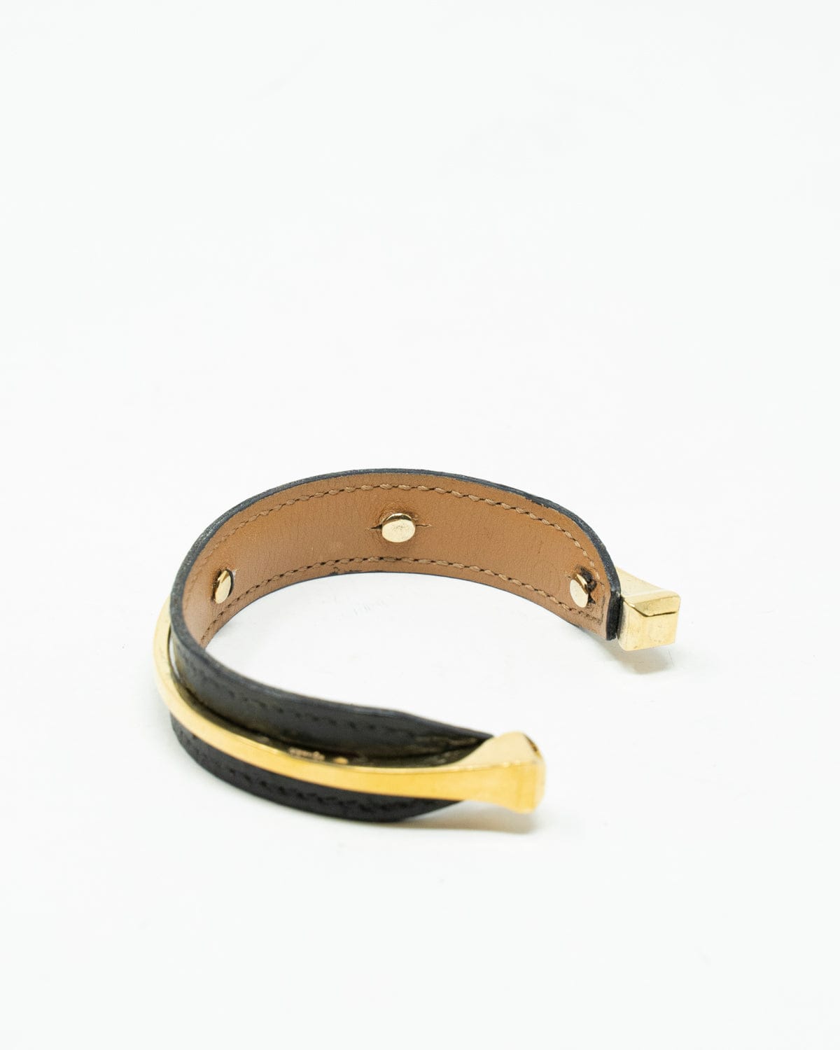 Hermès Hermès Open Cuff Bracelet with Gold Hardware - AWL2664