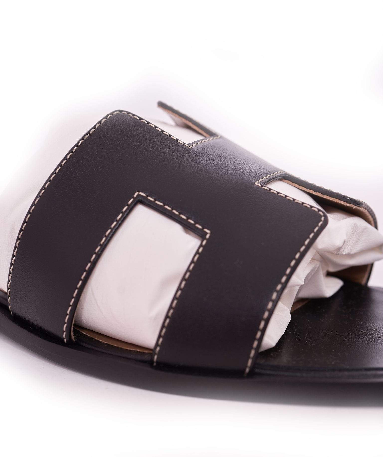 Hermès Hermes Oran Black sandals