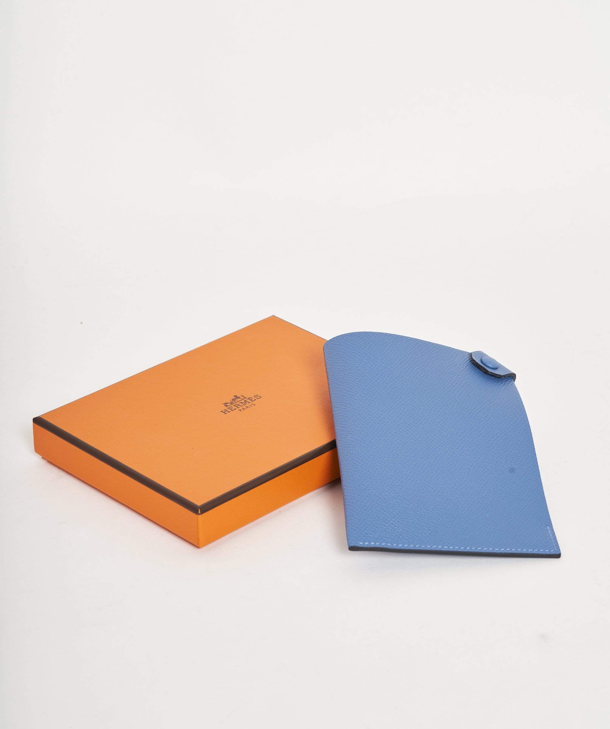 Hermès Hermes Passport Holder Blue