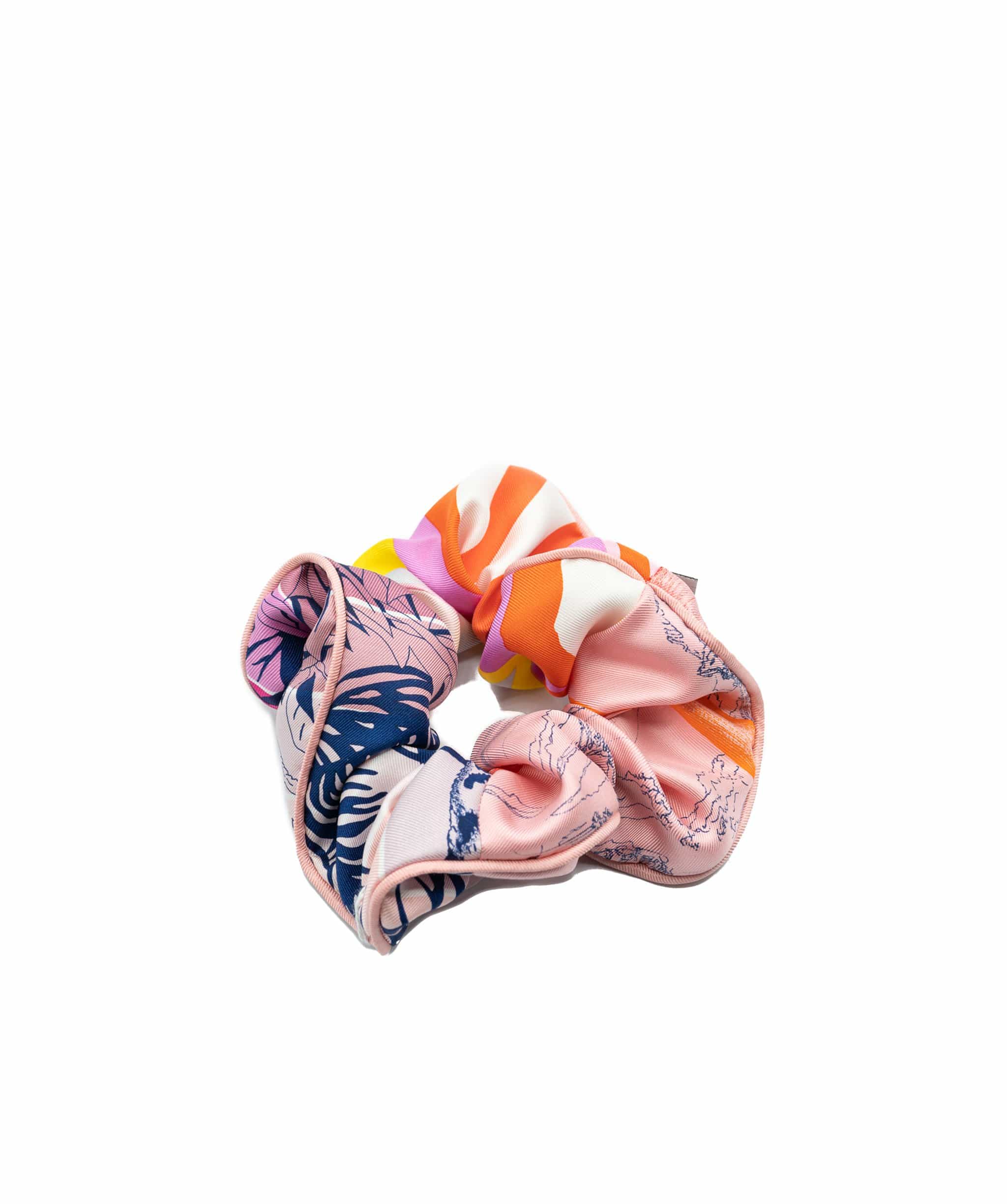 Hermès Hermes Pink/Blue/White Hair Scrunchie