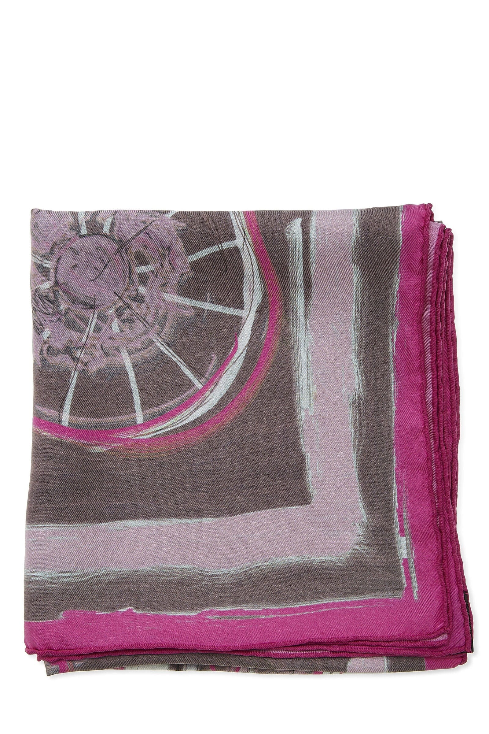 Hermès Hermes Pink Silk Scarf 90 QGA0572NPA516