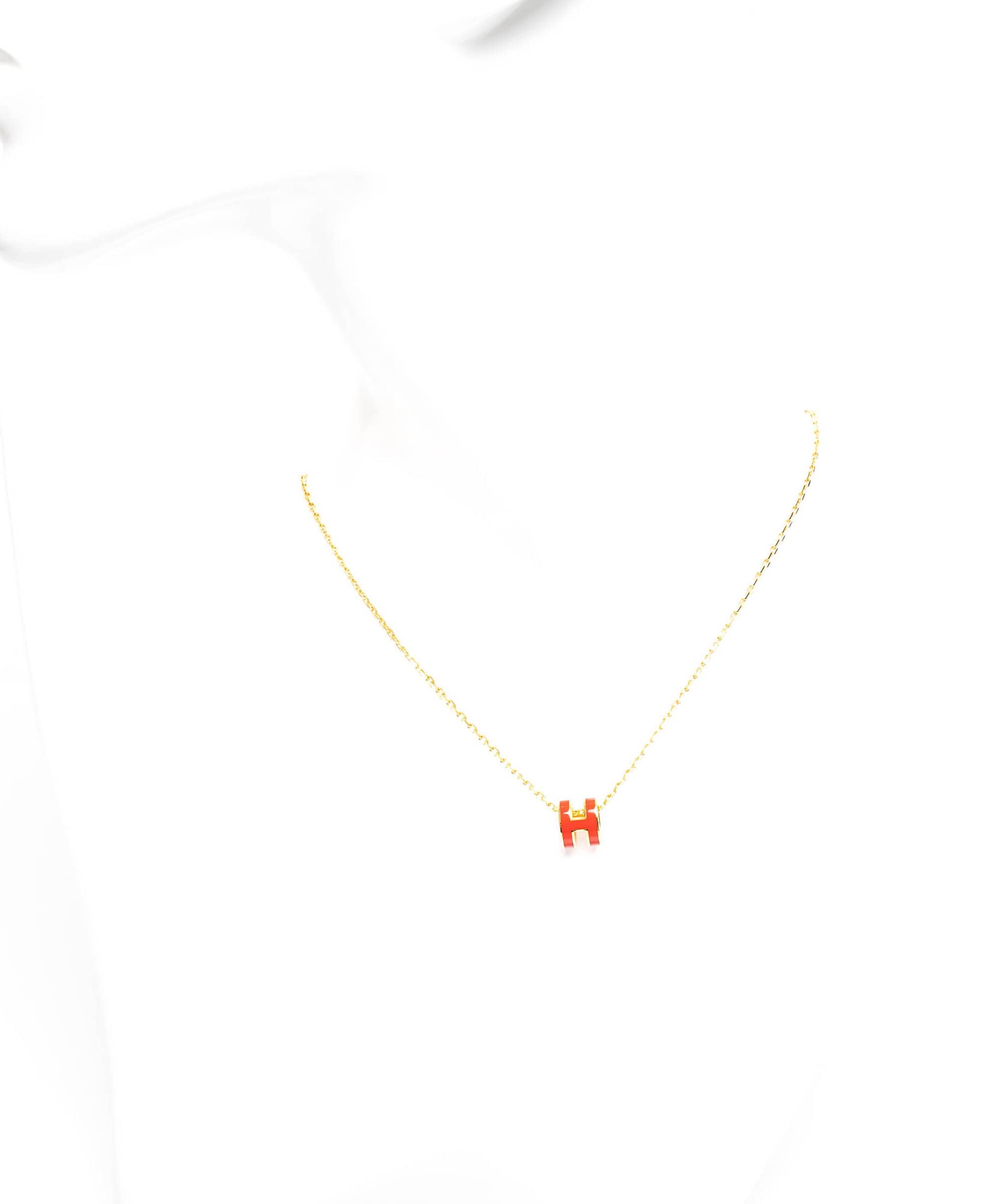 Hermès HERMES POP H GOLD NECKLACE AWL1719