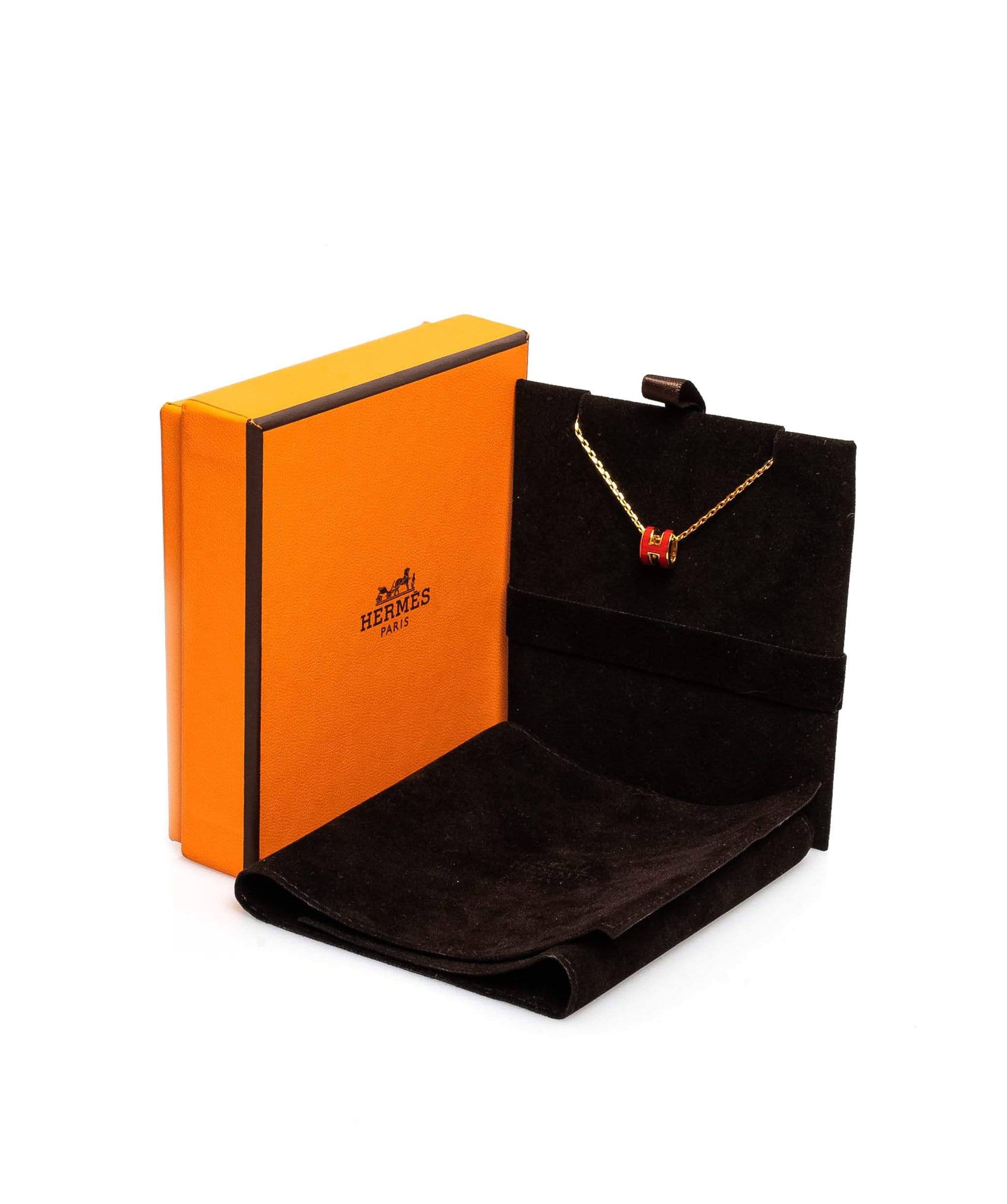 Hermès HERMES POP H GOLD NECKLACE AWL1719