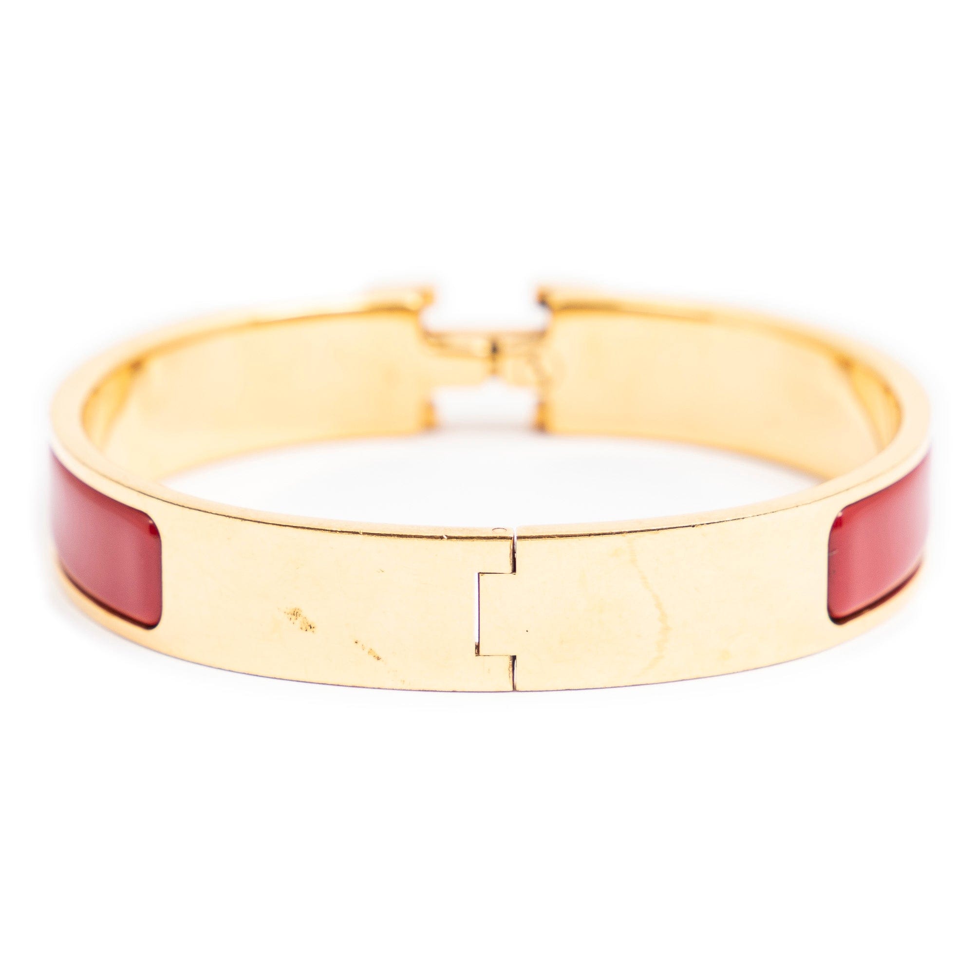 Hermes Hermes Red H Clic Clac Bracelet - AWC1644