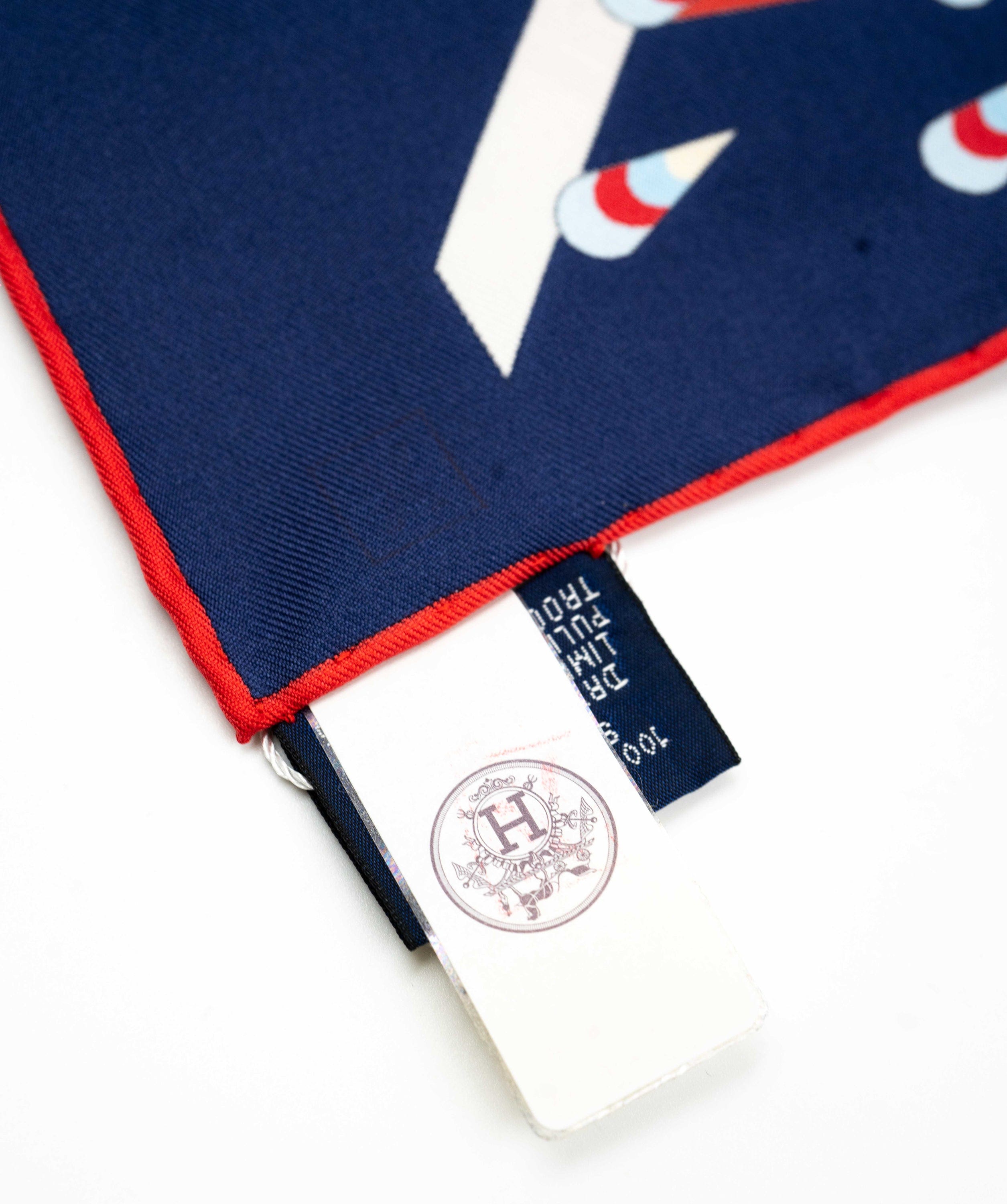 Hermès Hermès Scarf la source de Pegase Blue ASC1337