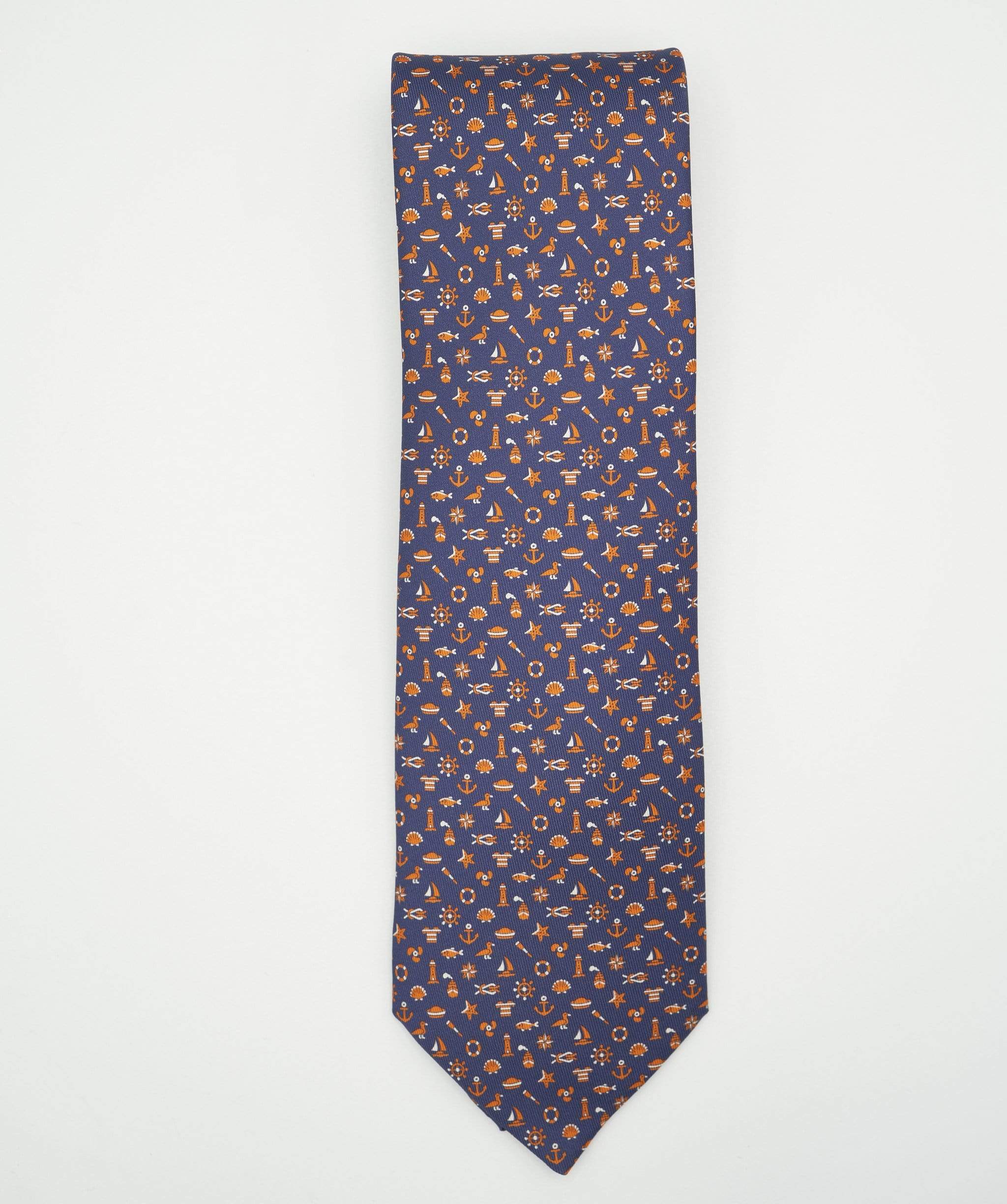 Hermès Hermes Sea Side Print Tie LC-TIE-02