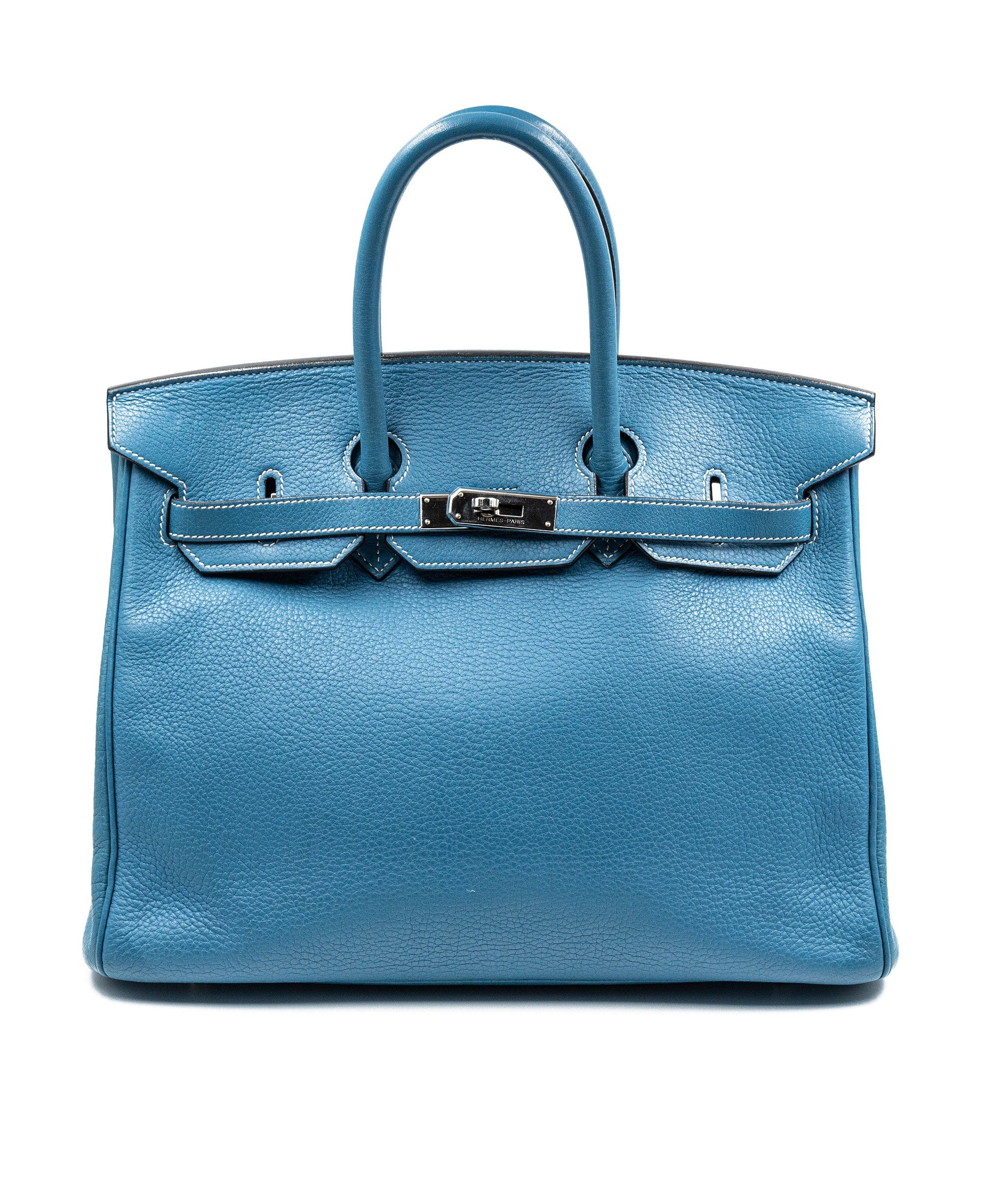 Hermès Preloved Hermes Birkin 35 Blue Jean with PHW - AWL4141