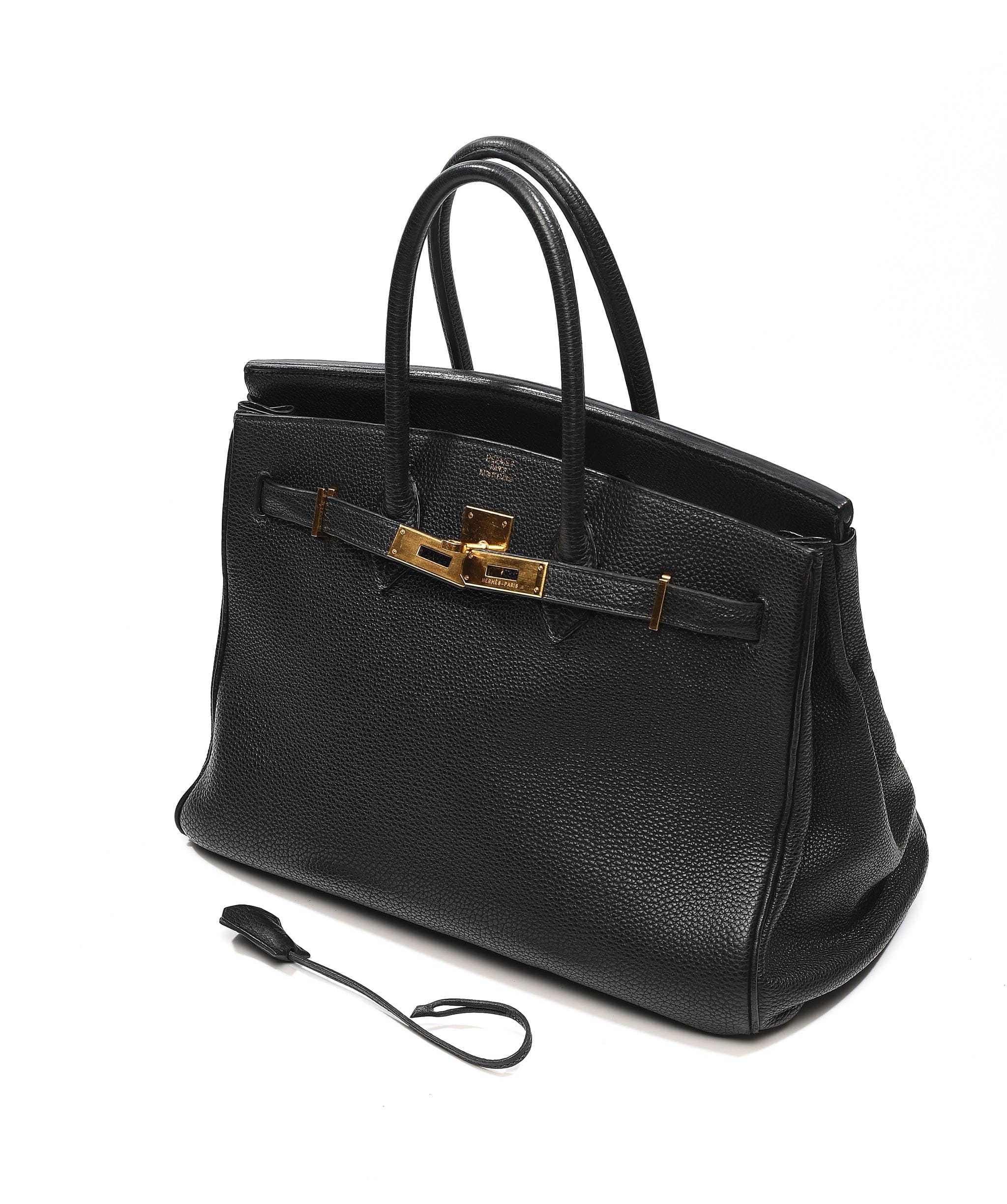 Hermès Birkin 35 Black Togo GHW #F SKL1095