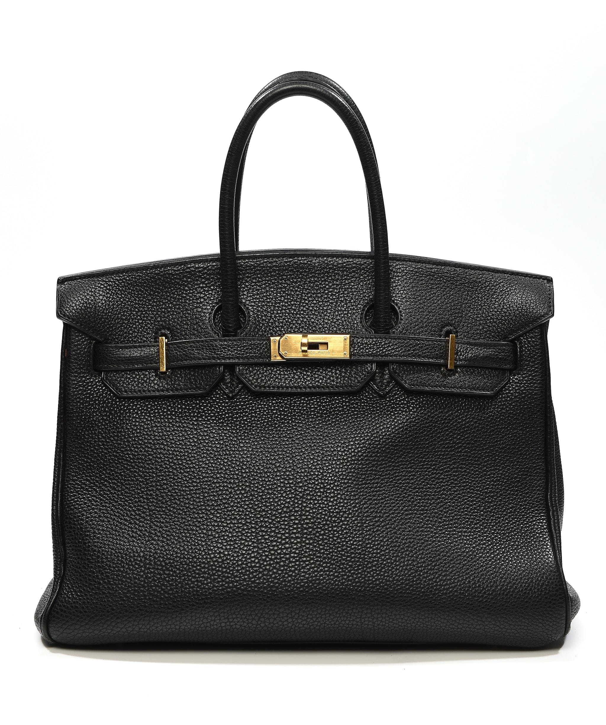 Hermès Birkin 35 Black Togo GHW #F SKL1095