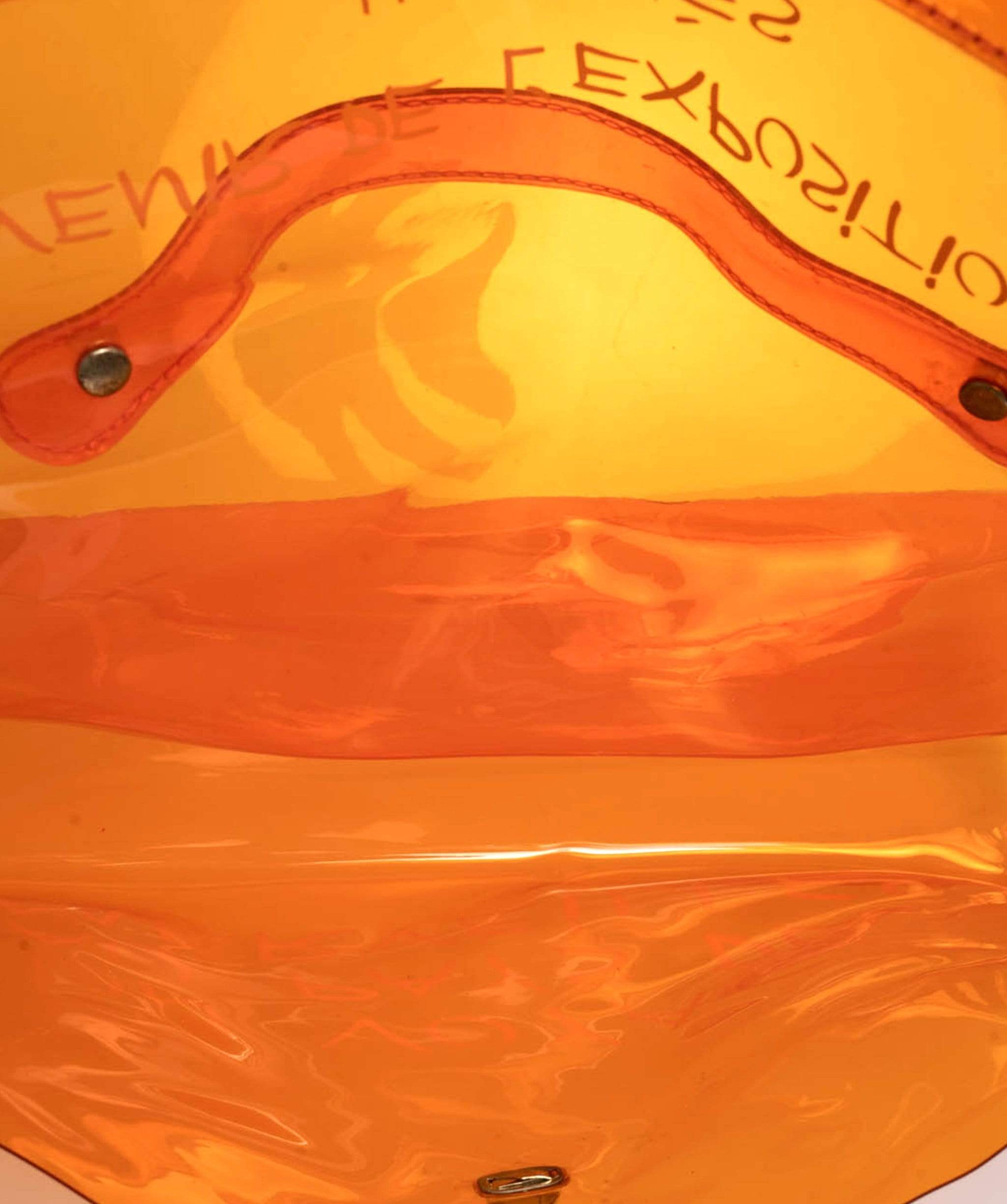 Hermès Hermès 1998 Souvenir Orange Vinyl Clear Kelly - AWL2023