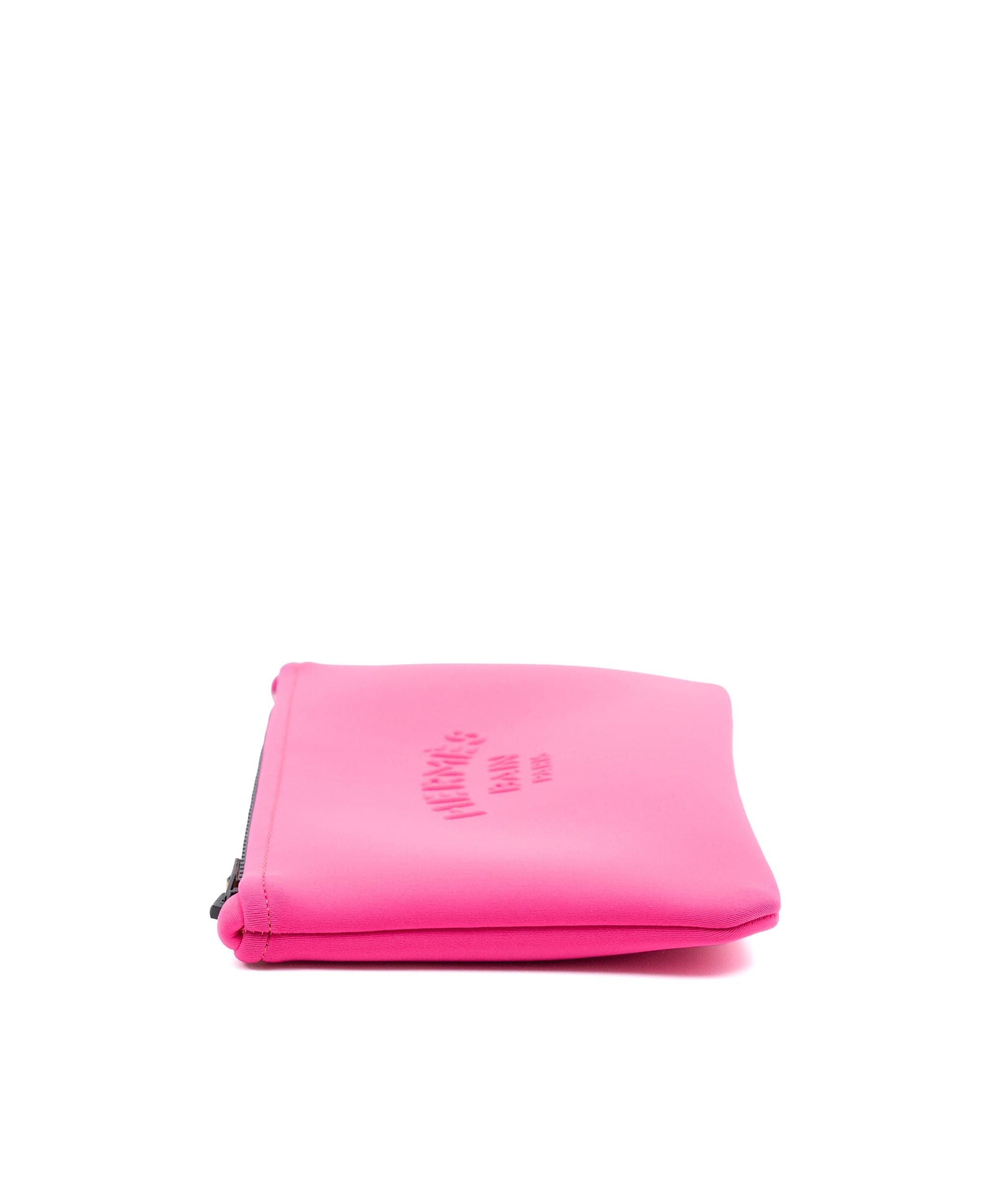 Hermès Hermes Bain fucsia pink scuba material clutch - AGL2140