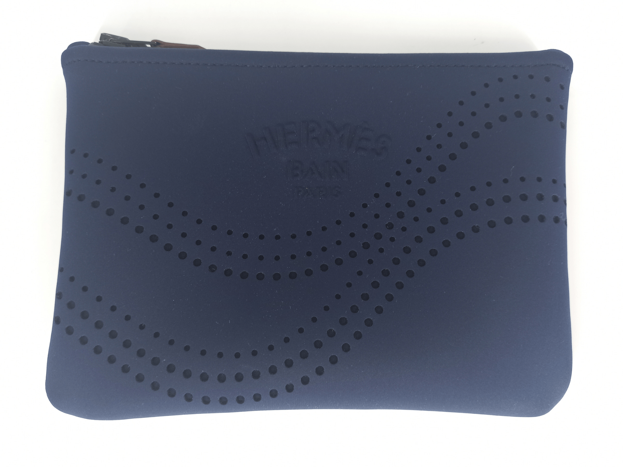 Hermès Hermes Bain Navy Small Pouch RJC1206