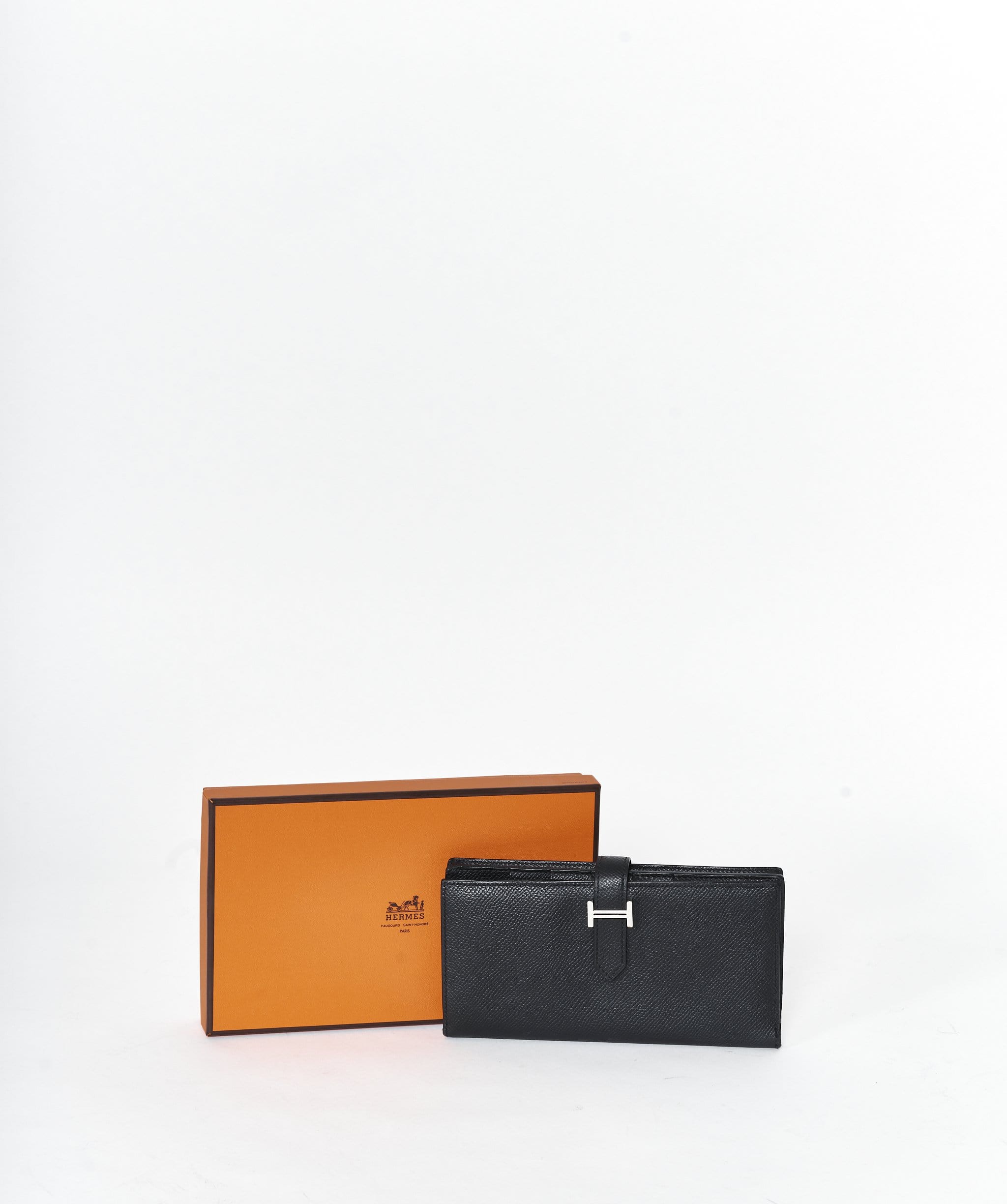 Hermès Hermes Bearn wallet in black