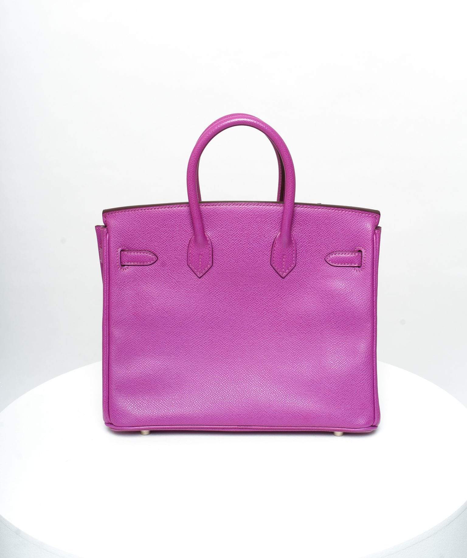 Hermès Hermes Birkin 25 Epsom Cyclamen PHW