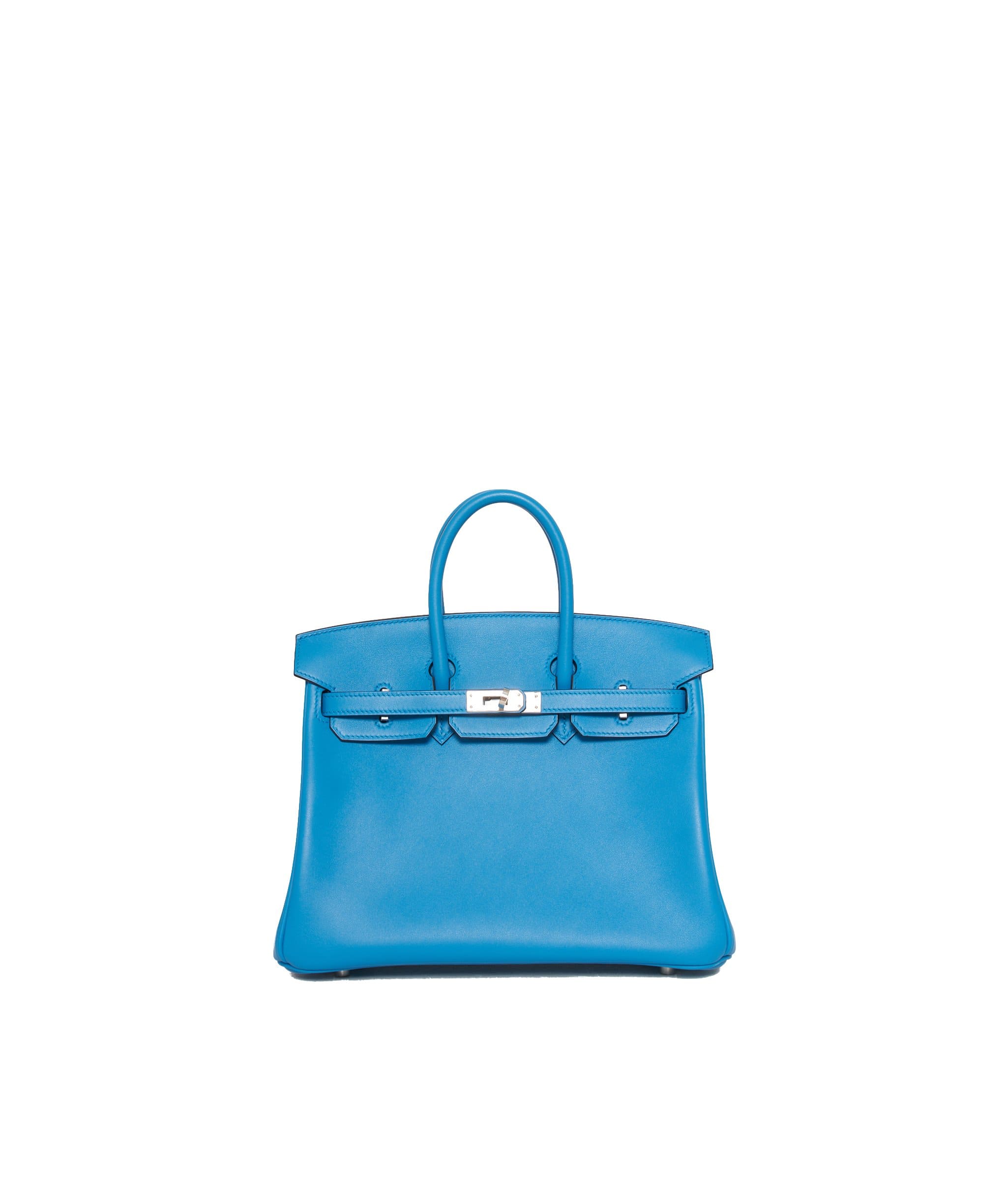 Hermès Hermes Birkin 25 Veau Swift Bleu Frida Bag - ADL1336