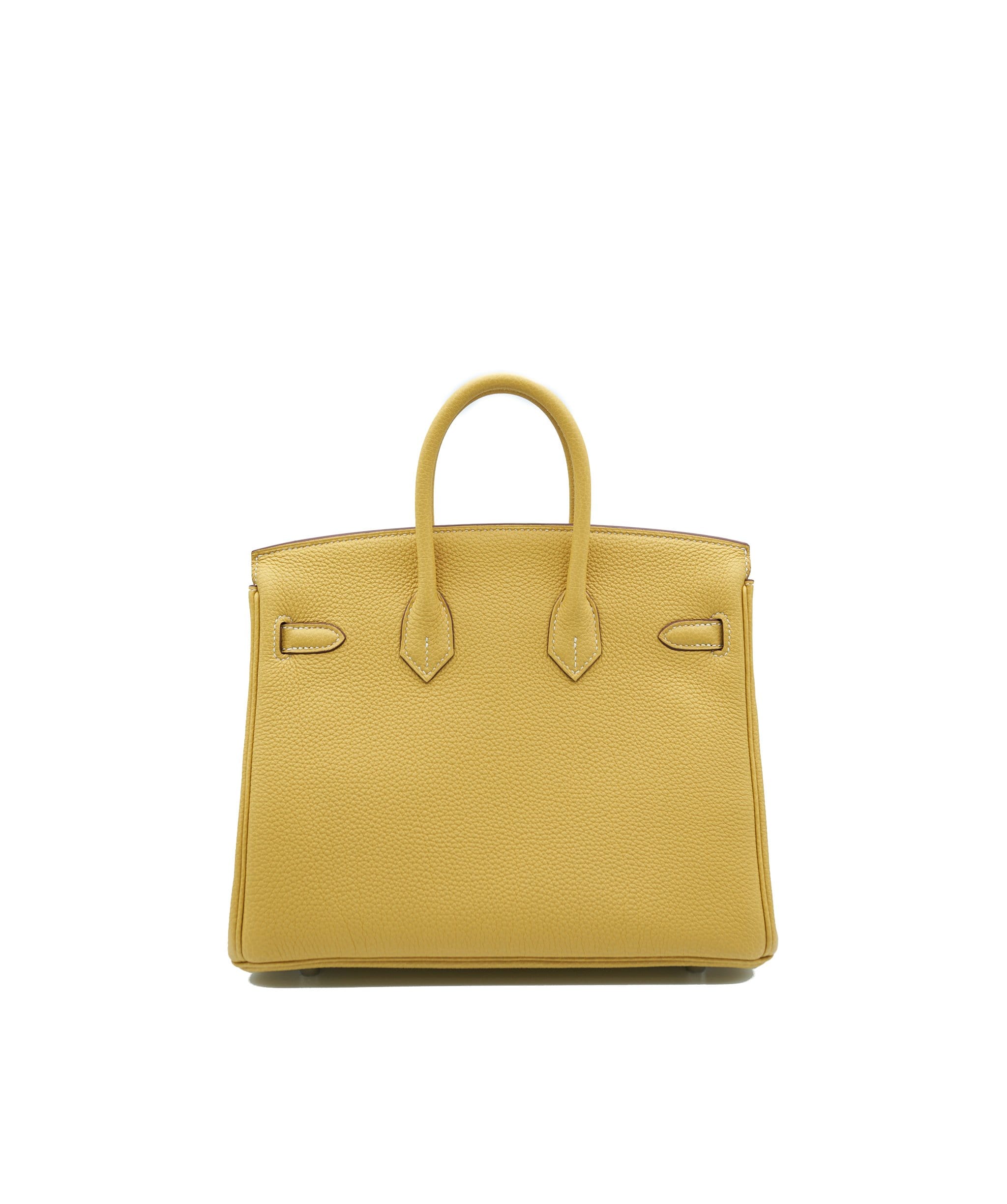 Hermès Hermes Birkin 25 Veau Togo Curry bag  - ADL1271