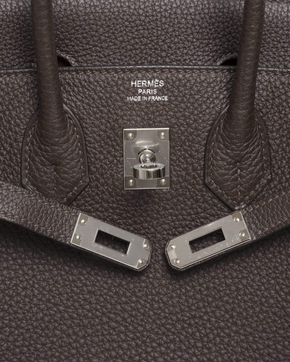 Hermès Hermes Birkin 25 Verso Ebene  Togo & Gold PHW - AGL1383