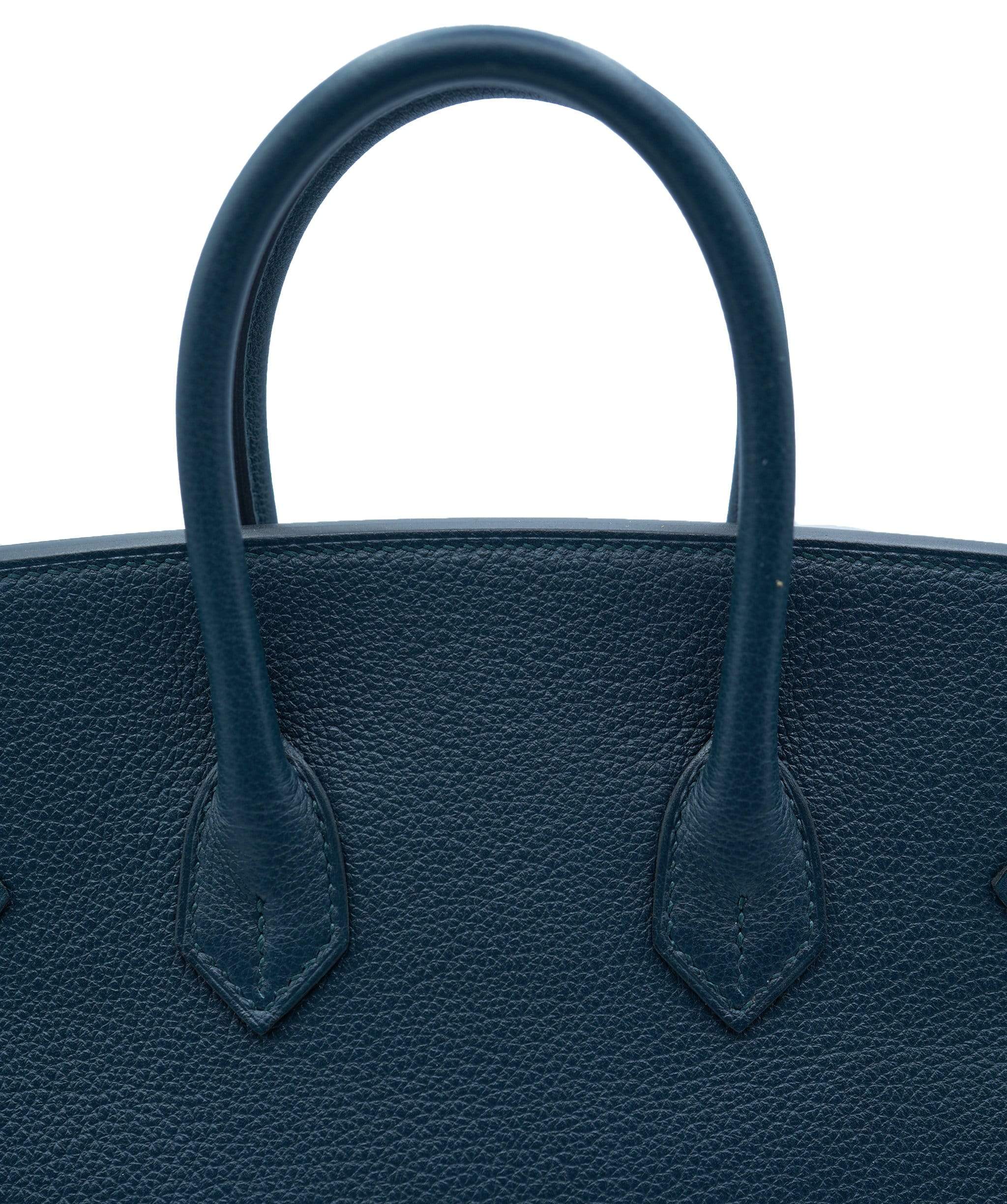 Hermès Hermes Birkin 25 Verso Vert Cypress Cardamom  with GHW