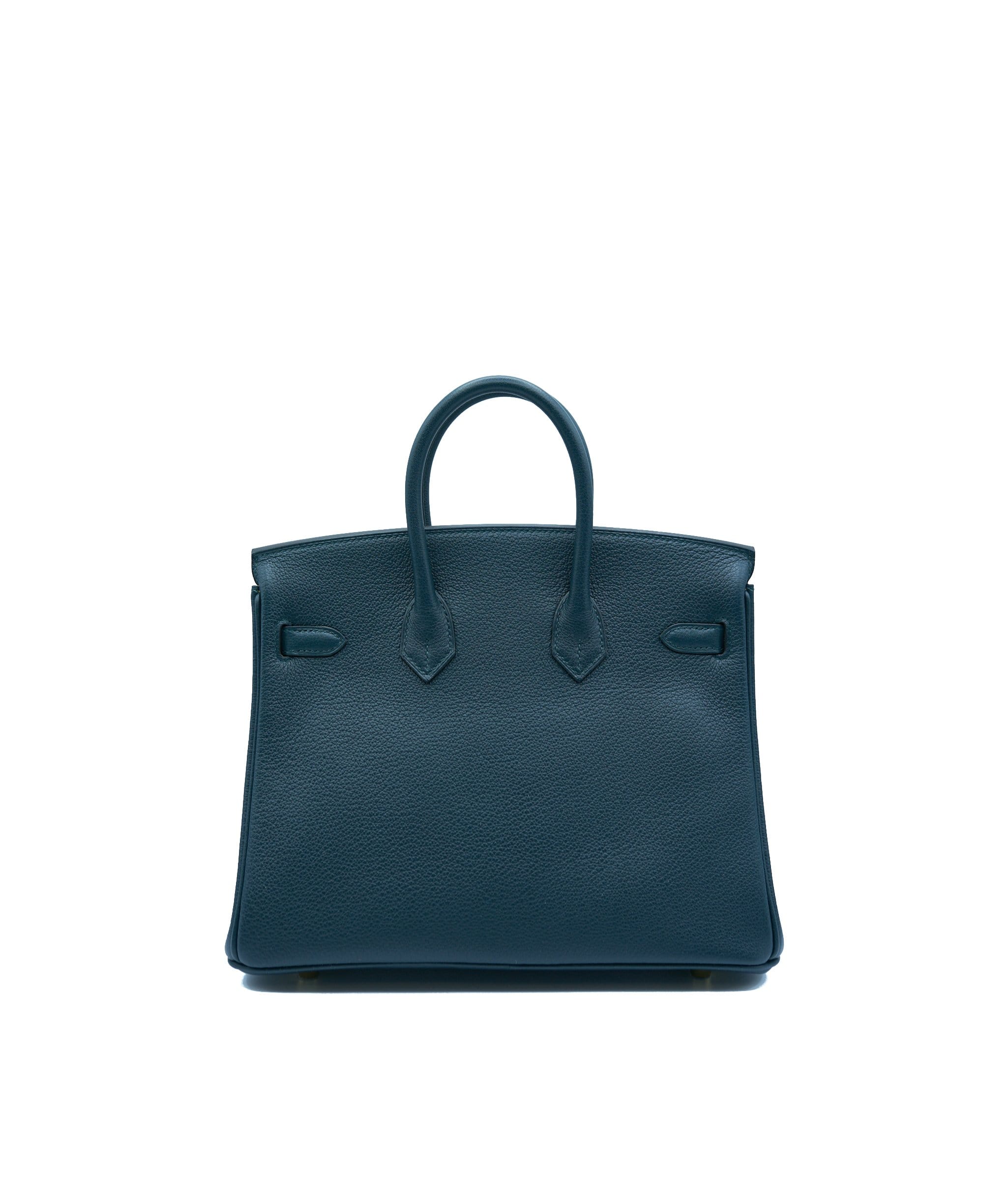 Hermès Hermes Birkin 25 Verso Vert Cypress Cardamom  with GHW