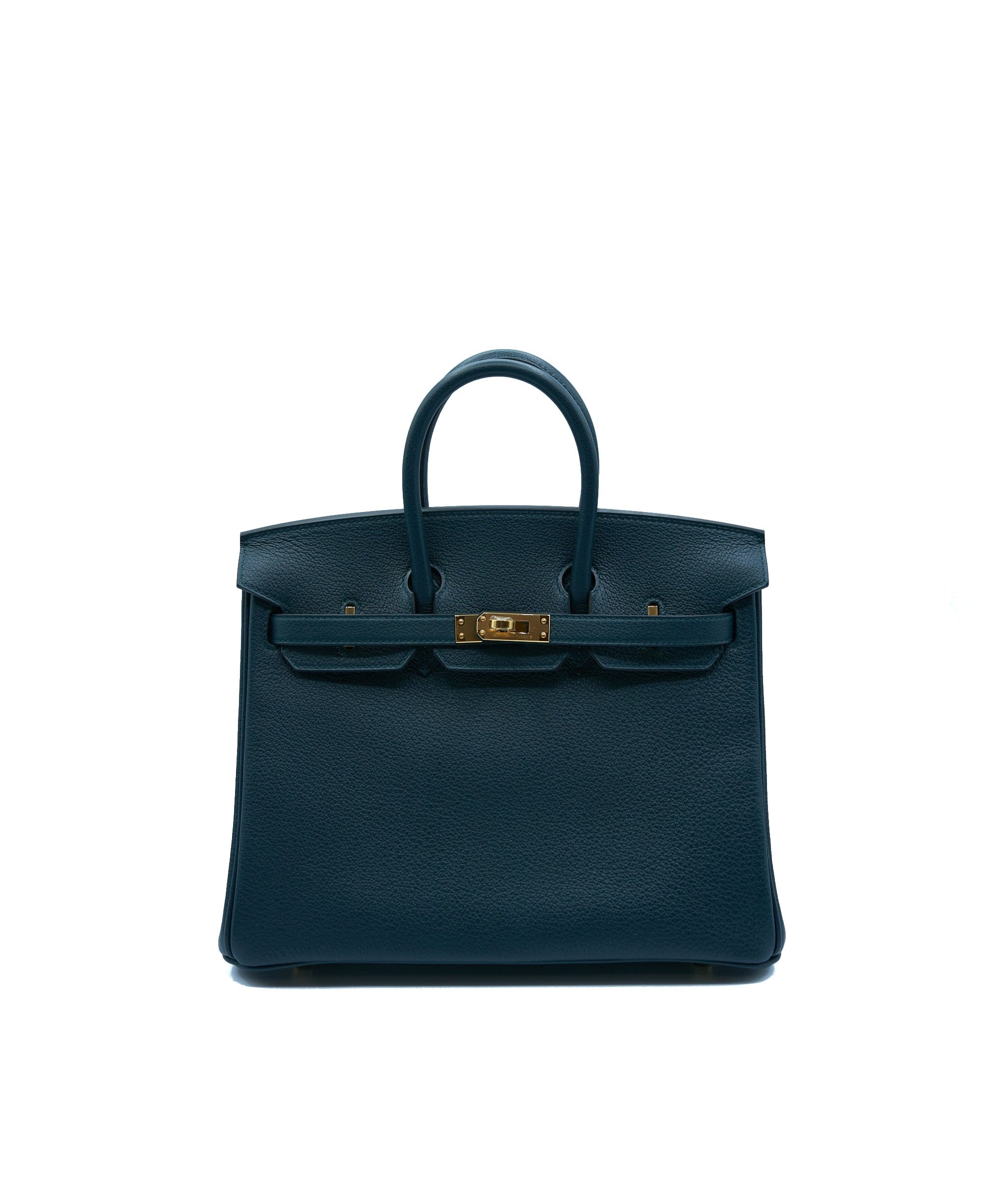 Hermès Hermes Birkin 25 Verso Vert Cypress Cardamom  with GHW