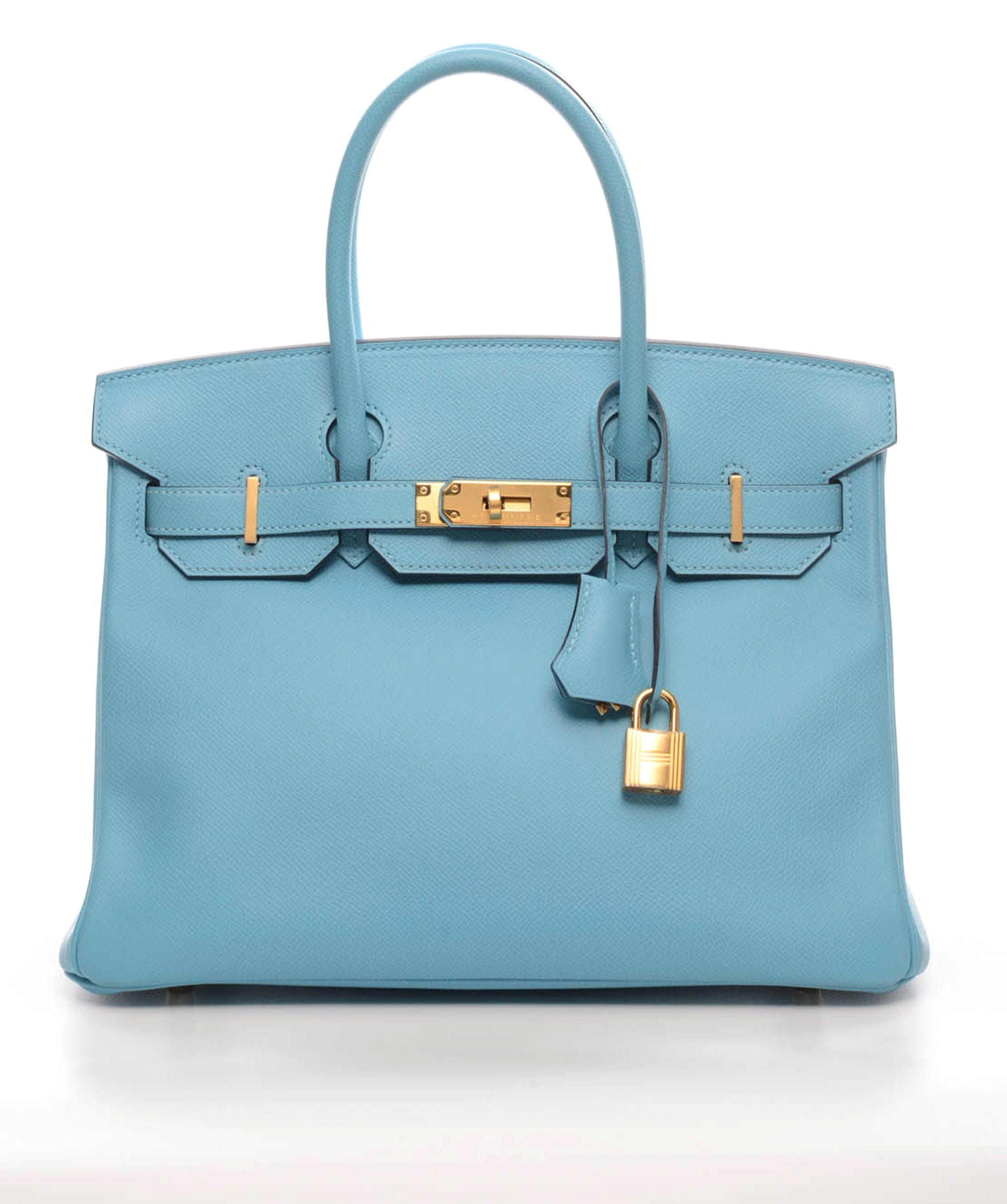 Hermès Hermes Birkin 30 Blue du Nord Epsom Ghw #D SKL1203