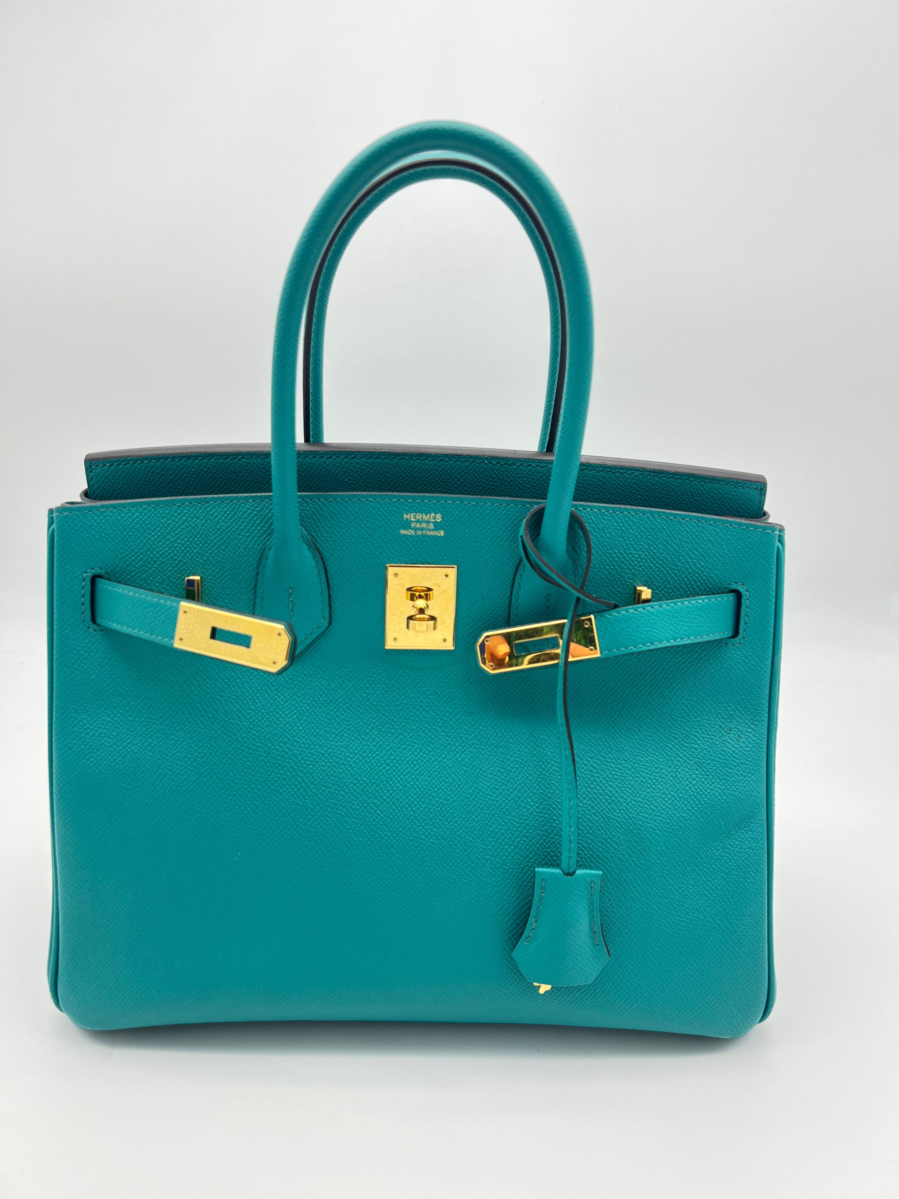 Hermès Hermes Birkin 30 Blue GHW ASL6765