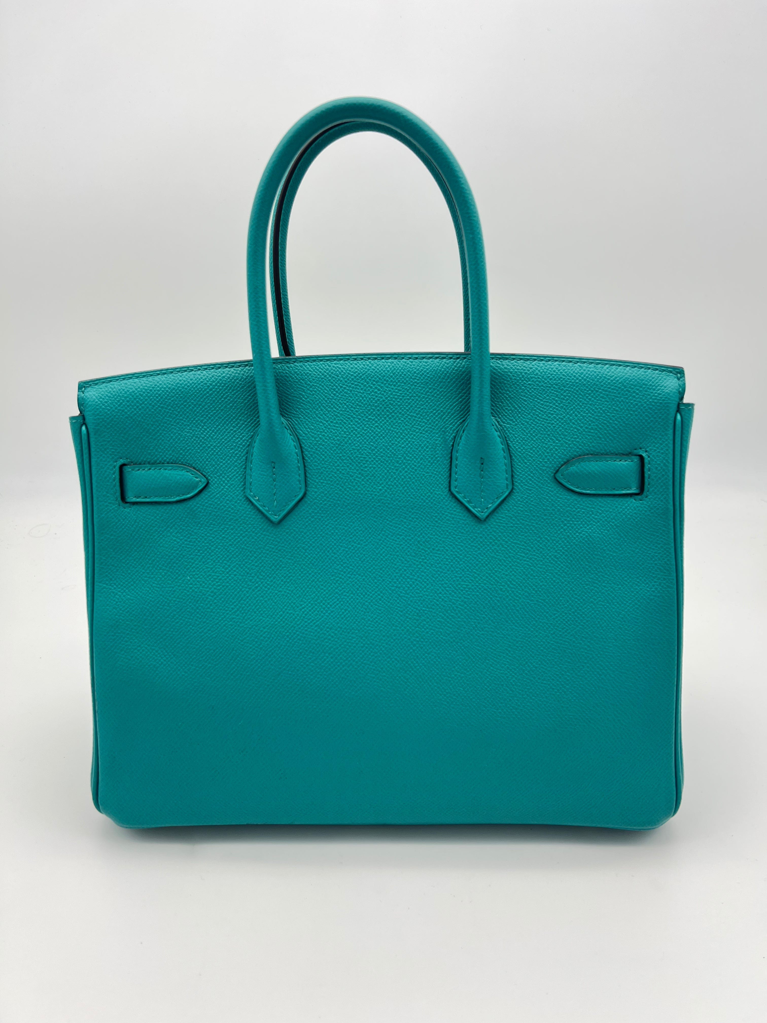 Hermès Hermes Birkin 30 Blue GHW ASL6765