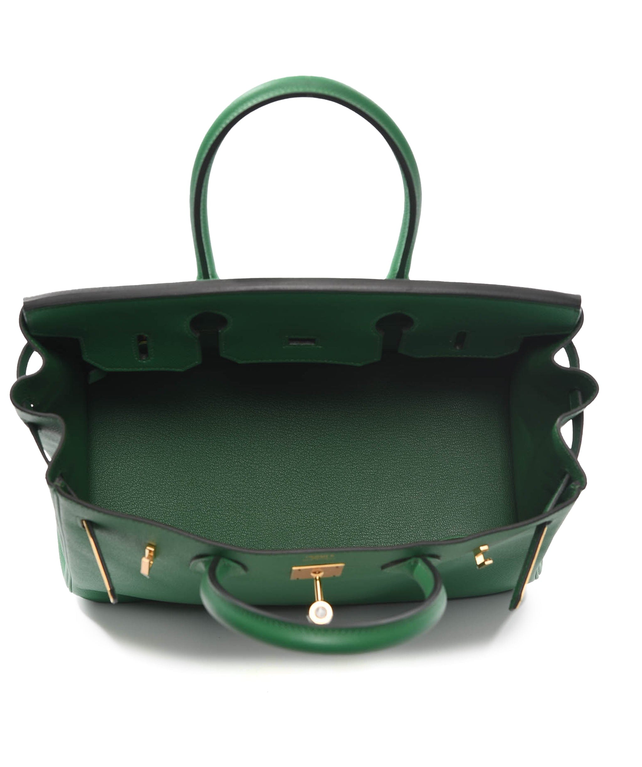 Hermès Hermes Birkin 30 Cactus Epsom GHW #D SKL1140