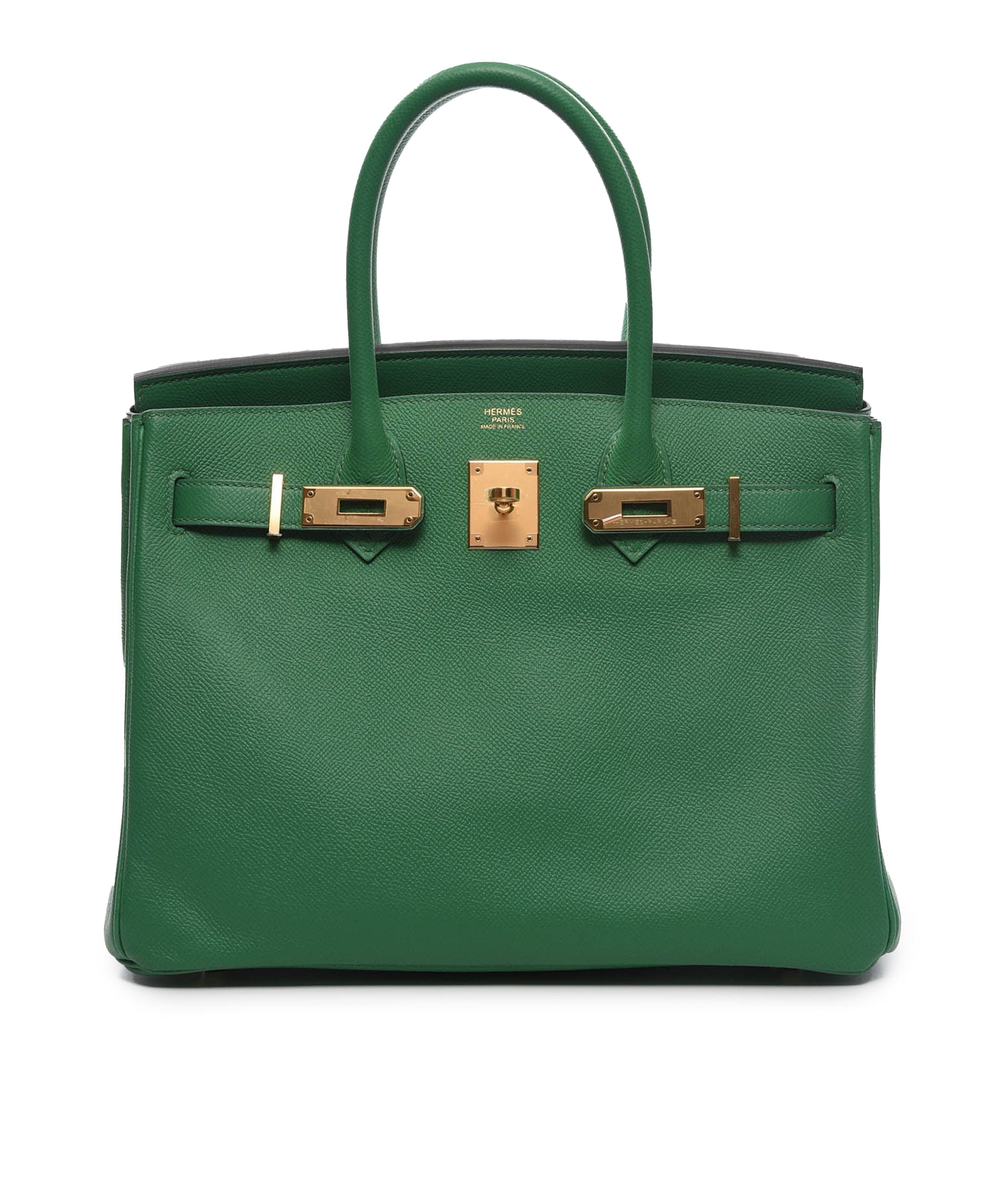 Hermès Hermes Birkin 30 Cactus Epsom GHW #D SKL1140