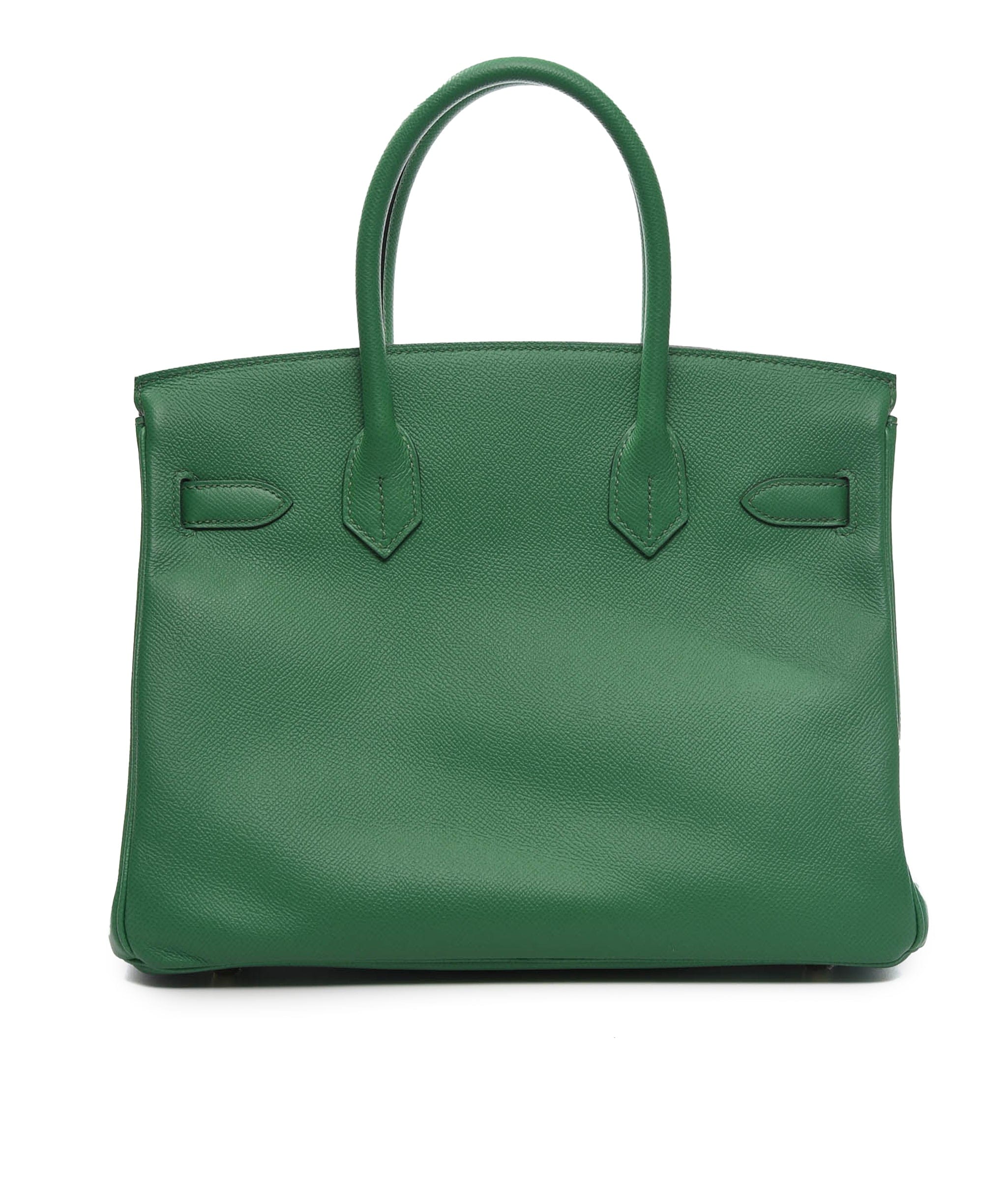 Hermès Hermes Birkin 30 Cactus Epsom GHW #D SKL1140