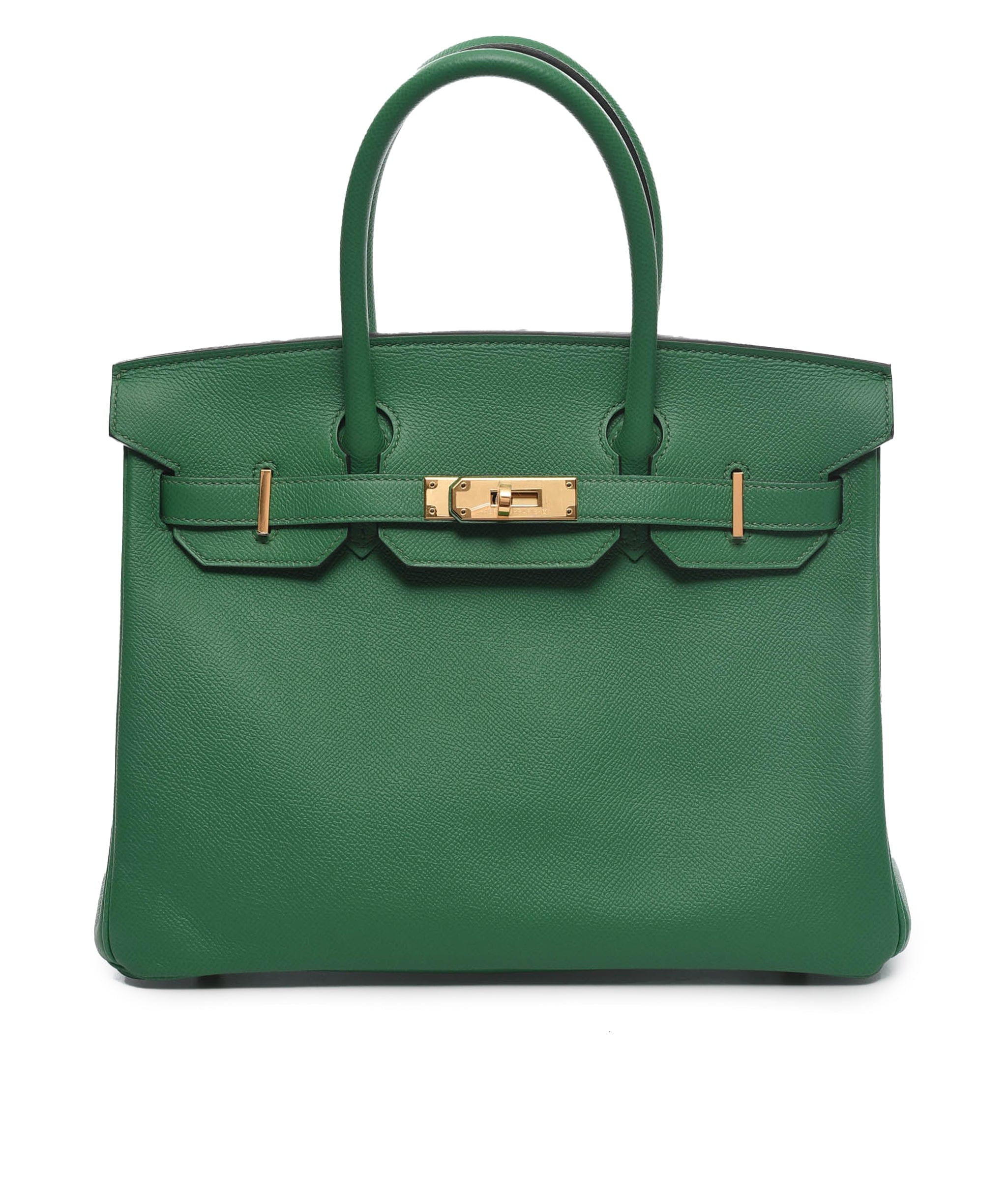 Hermès Hermes Birkin 30 Cactus Epsom GHW #D SKL1140