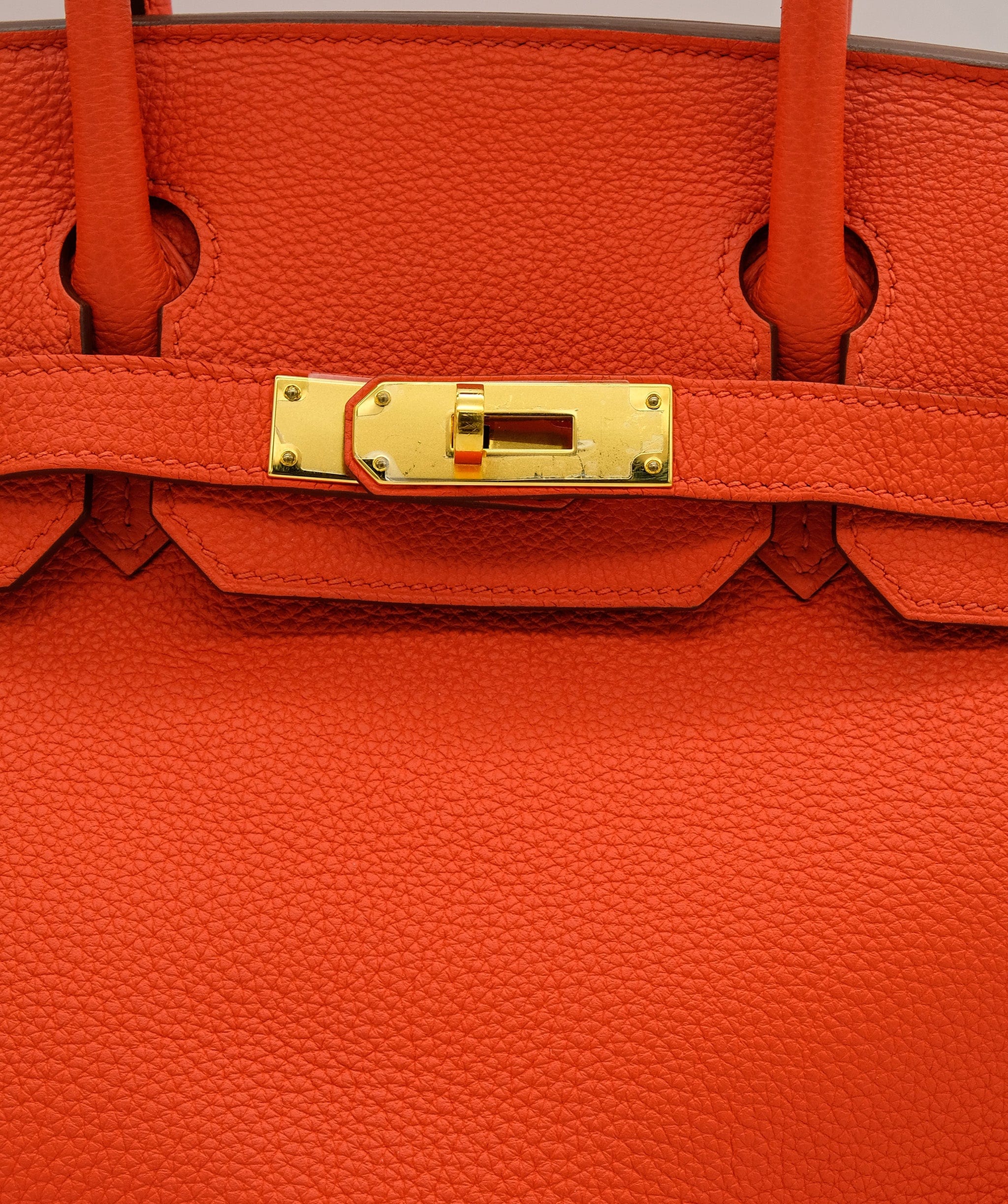 Hermès Hermes Birkin 30 Capucine Togo GHW #X SKL1270