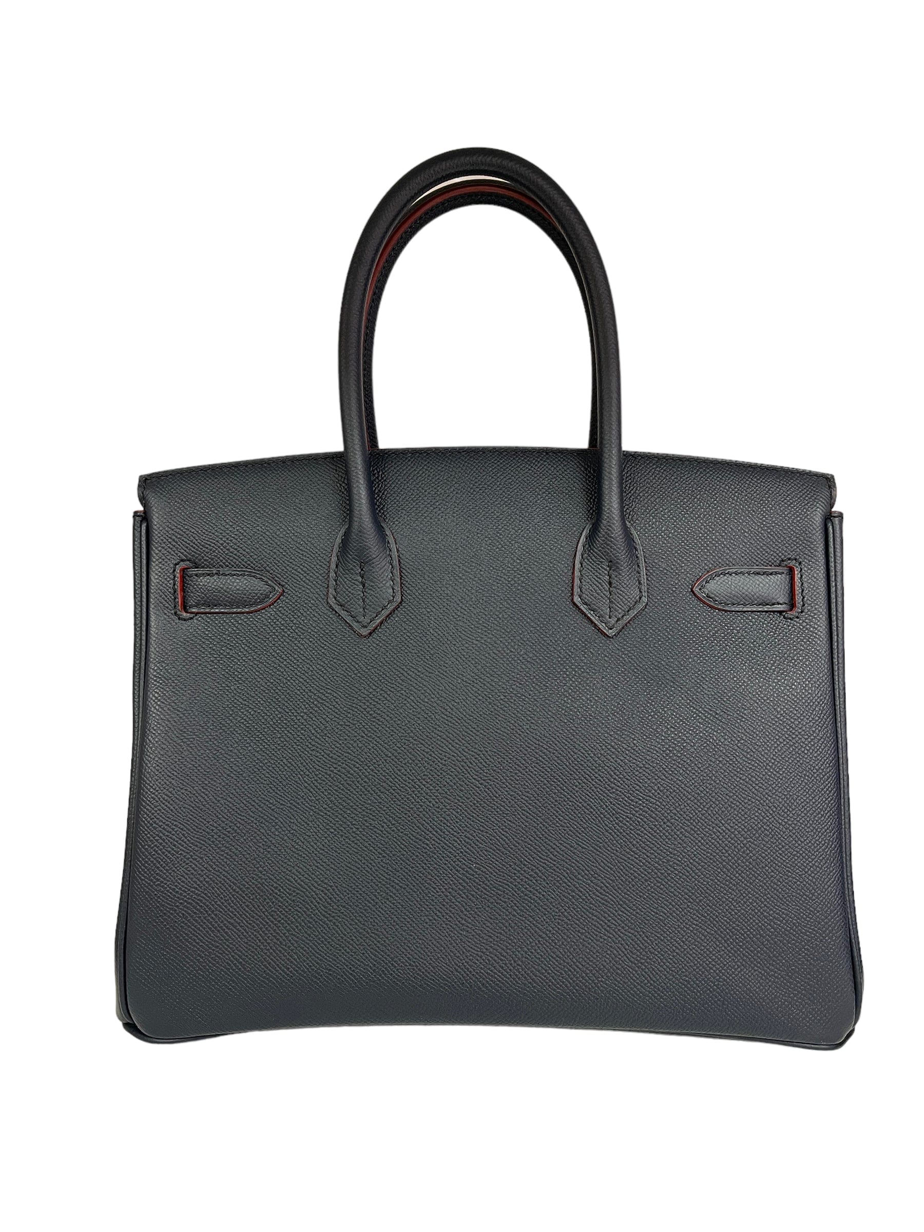 Hermès Hermes Birkin 30 Contour Blue Indigo Epsom GHW #X SKL1433