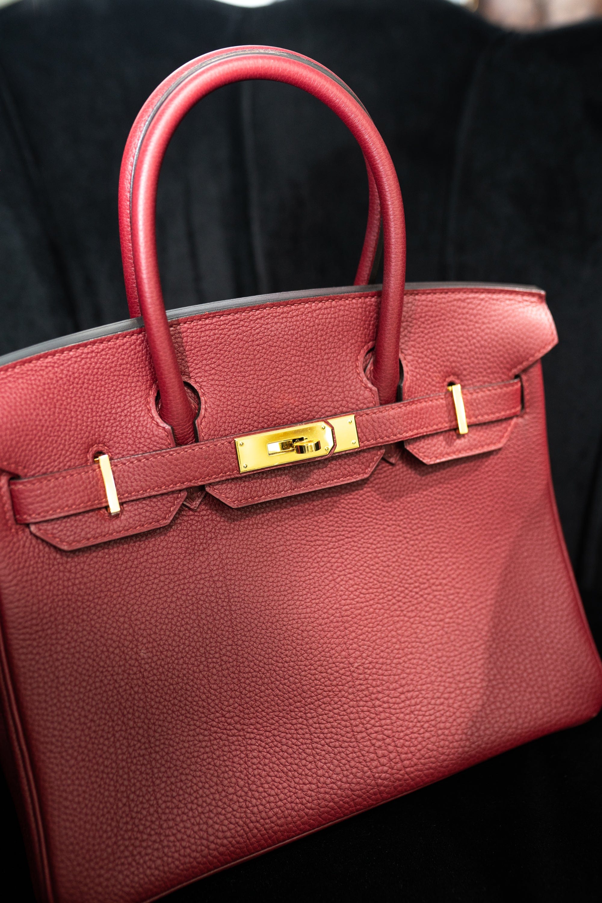 Hermès Hermès Birkin 30 Grenat Togo GHW - AWL2812