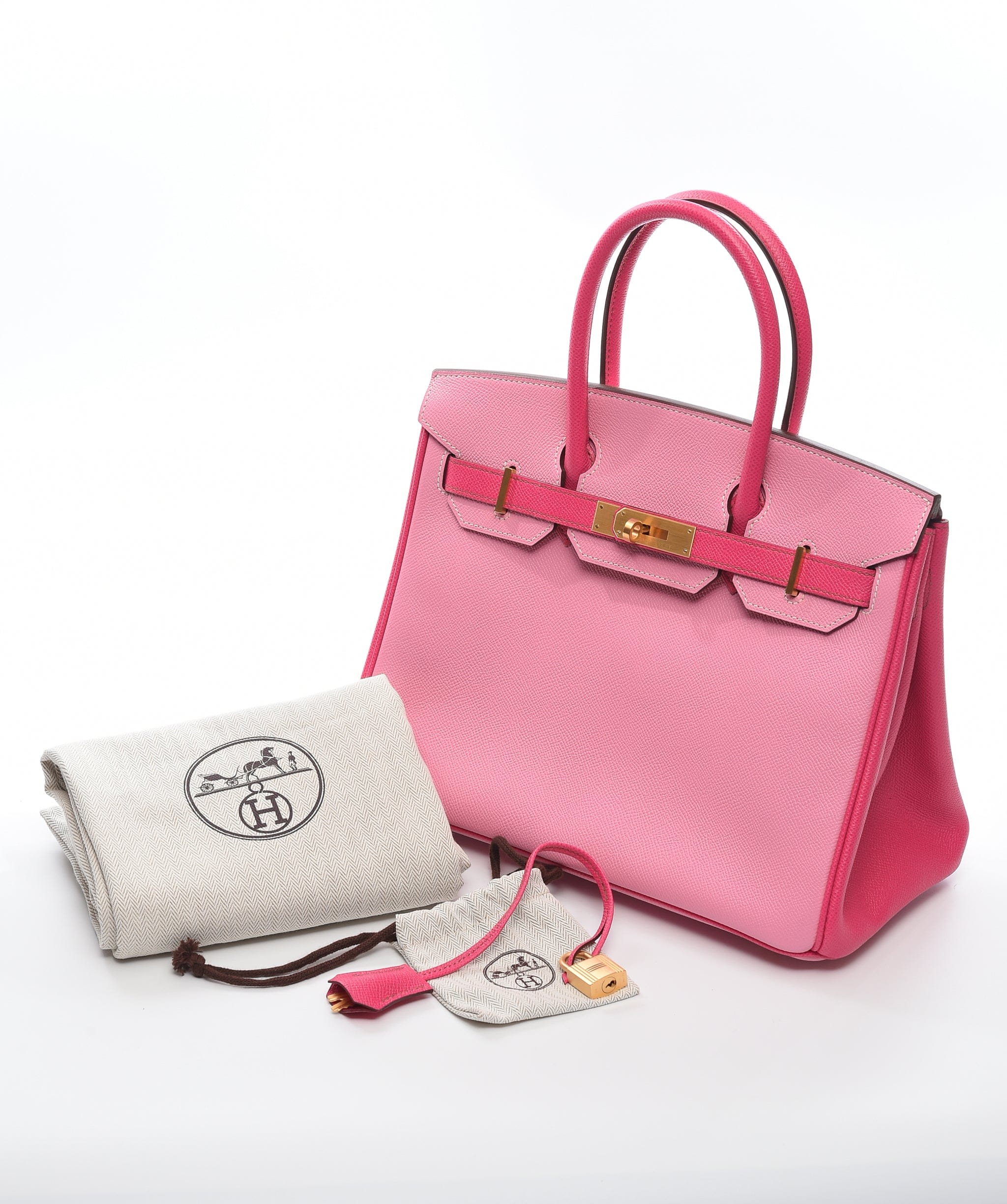 Hermès Hermes Birkin 30 HSS Rose Confetti Epsom GHW # SKL1142