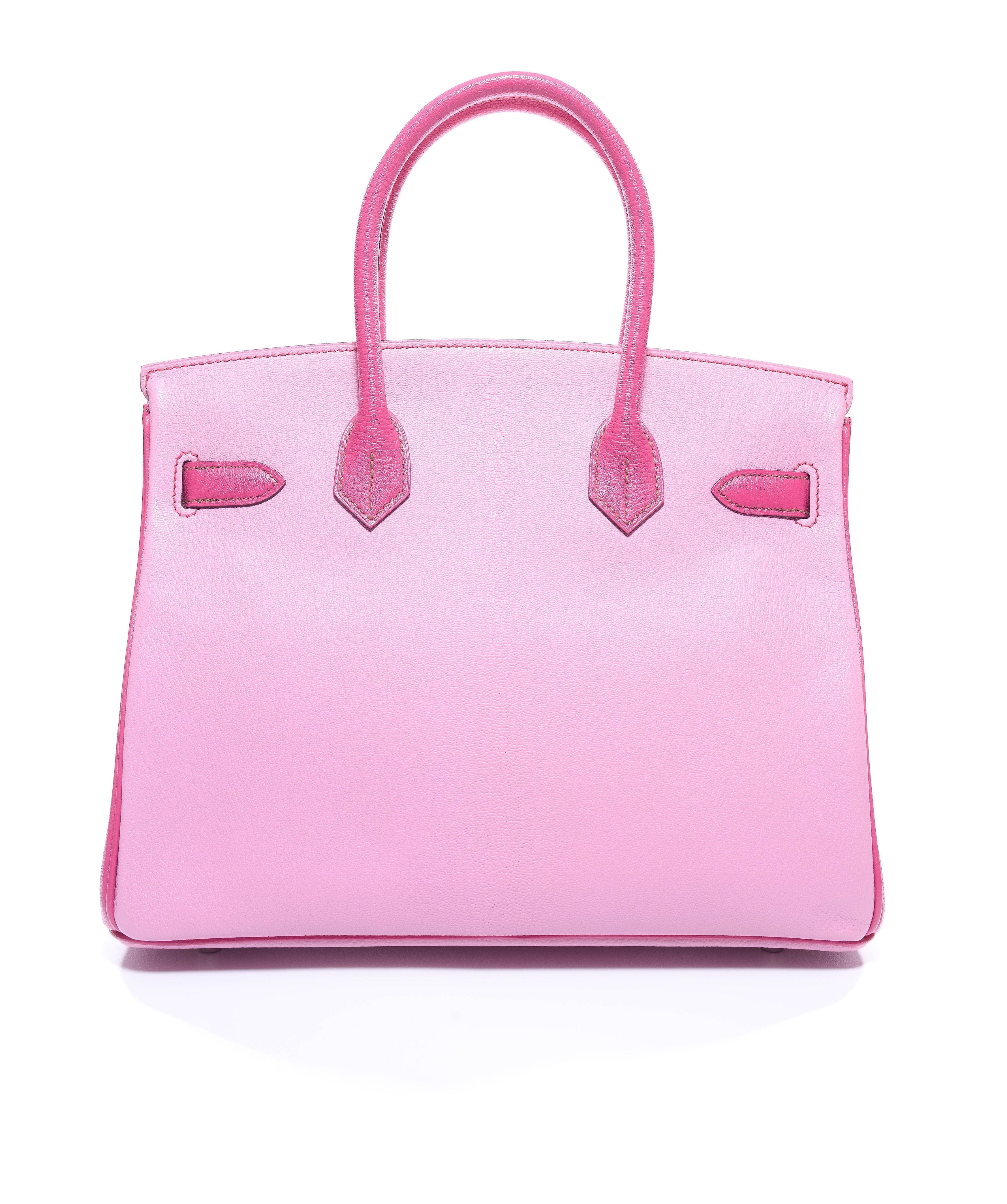 Hermès Hermes Birkin 30 HSS Rose Confetti / Rose Shocking Chevre Brushed PHW #T SKL1306