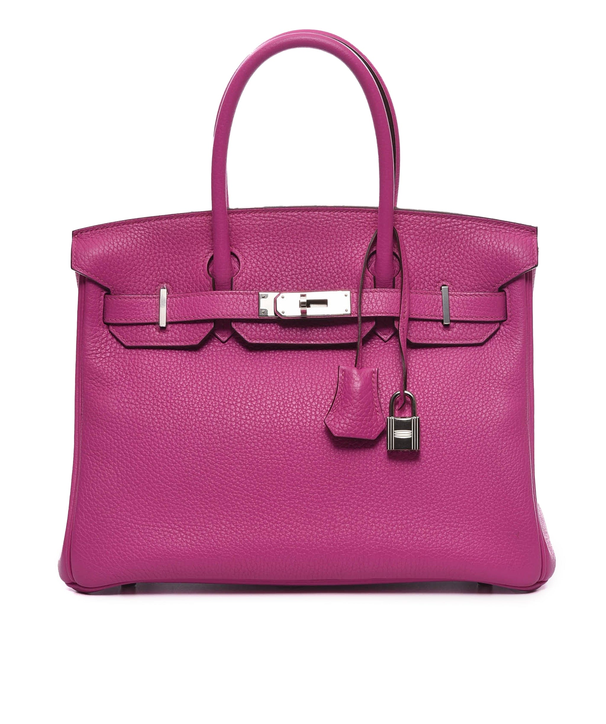 Hermès Hermes Birkin 30 Magnolia Clemence PHW #C SKL1149