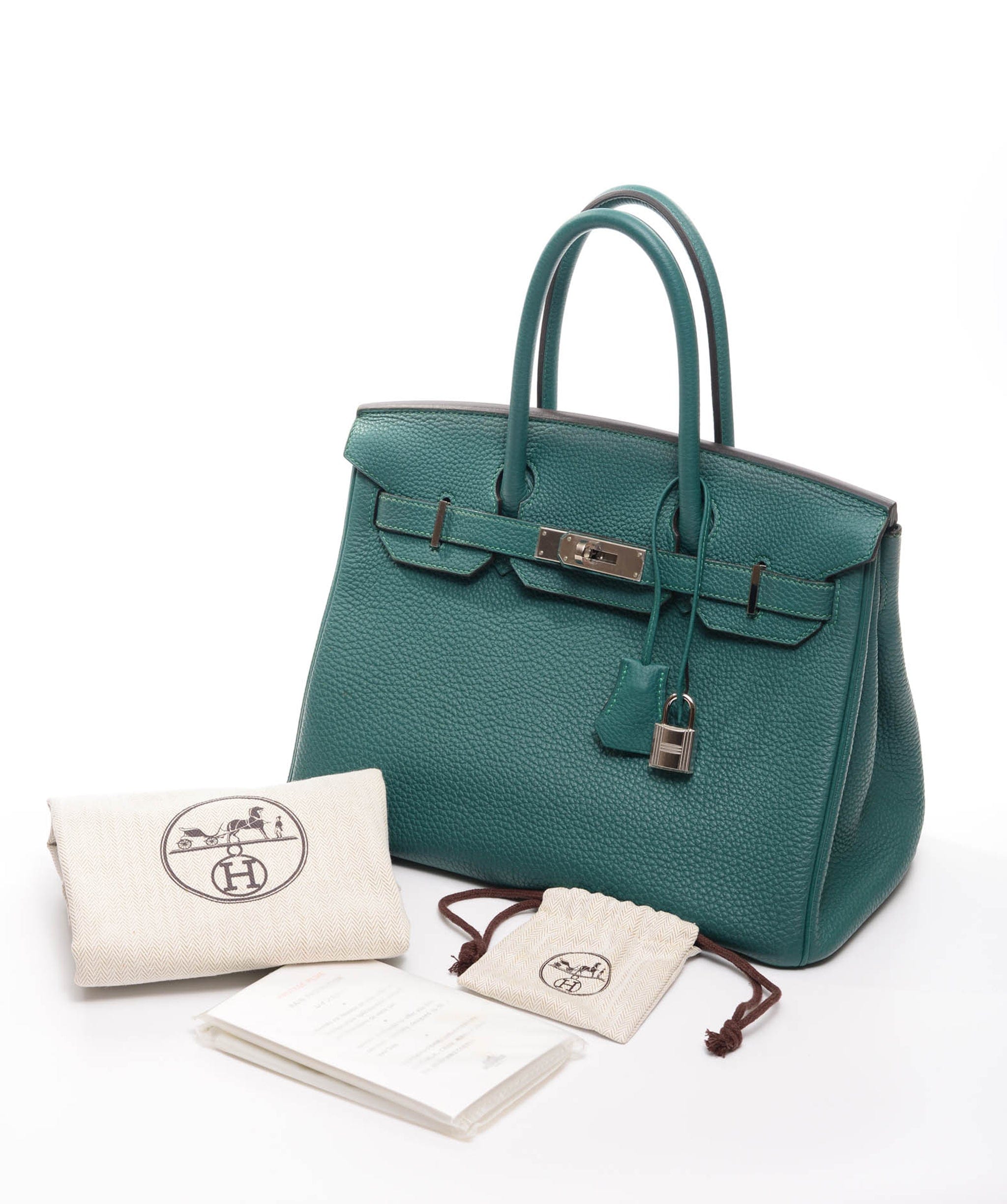 Hermès Hermes Birkin 30 Malachite Togo
PHW #Q SKL1257