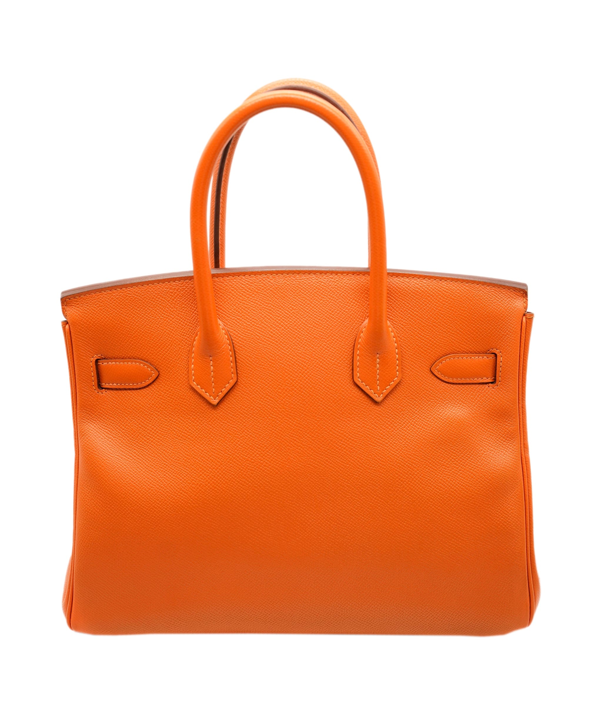 Hermès Hermes Birkin 30 Orange Epsom GHW #Q SKL1439