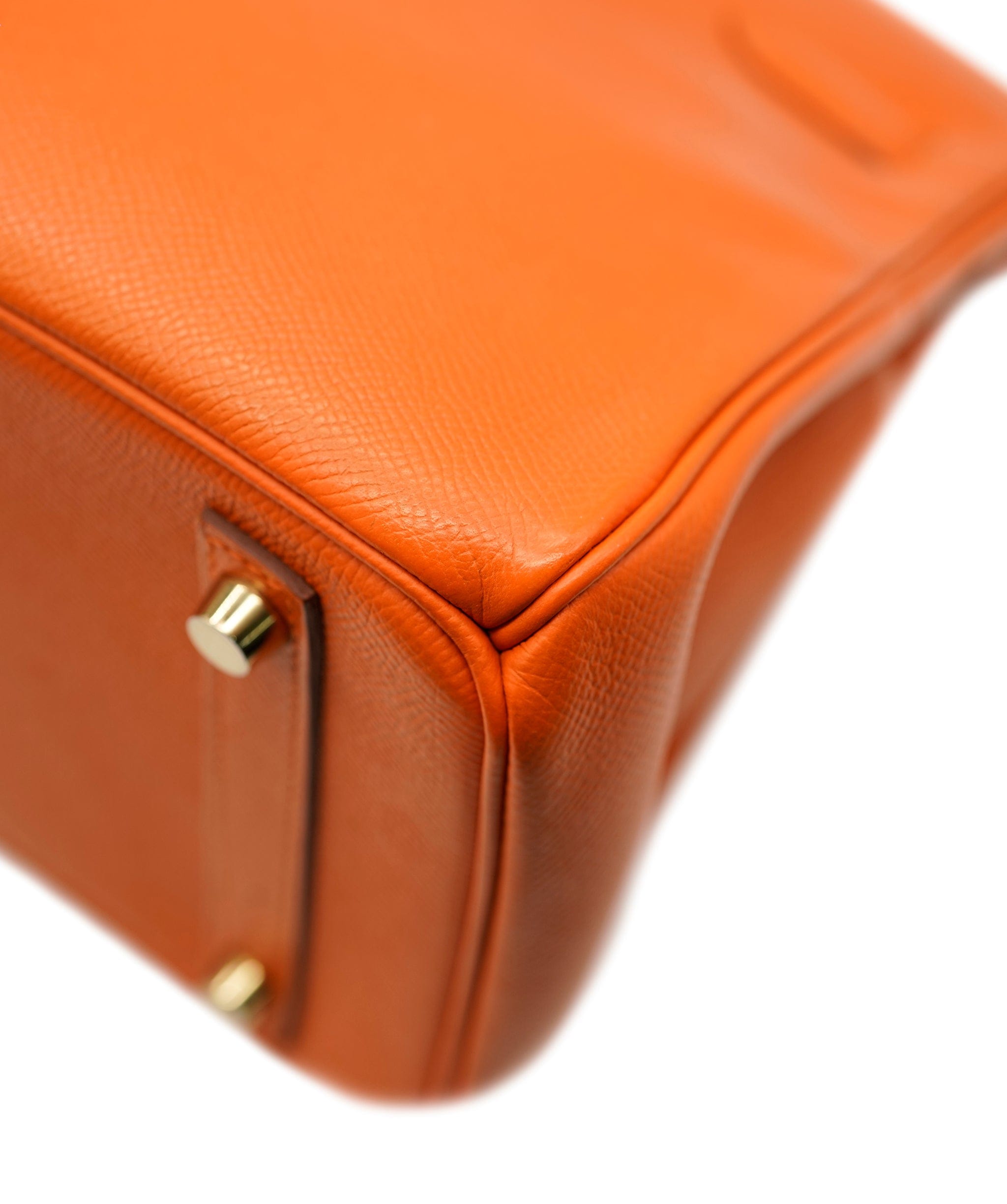 Hermès Hermes Birkin 30 Orange Epsom GHW #Q SKL1439