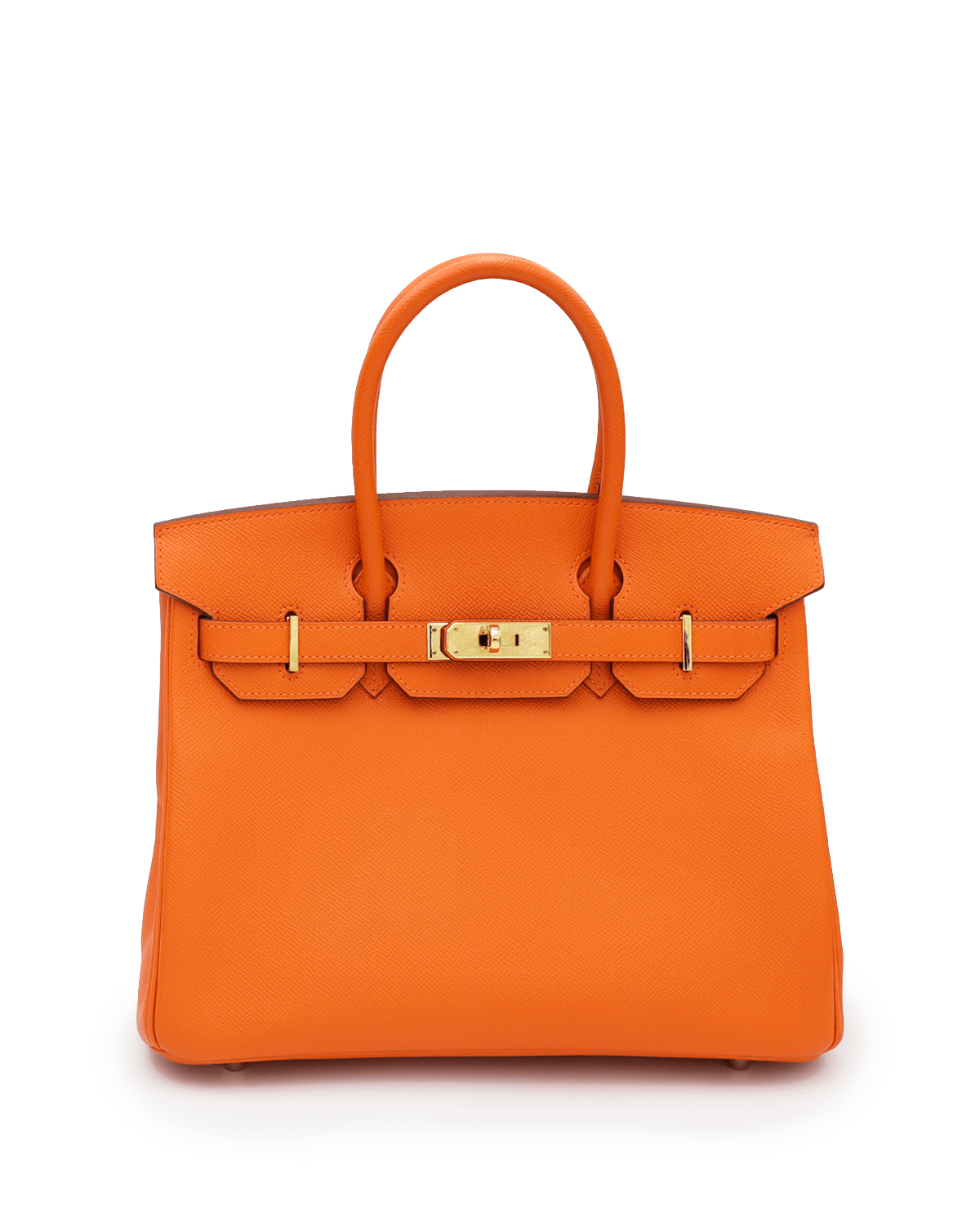 Hermès Hermes Birkin 30 Orange Epsom GHW SKL1004