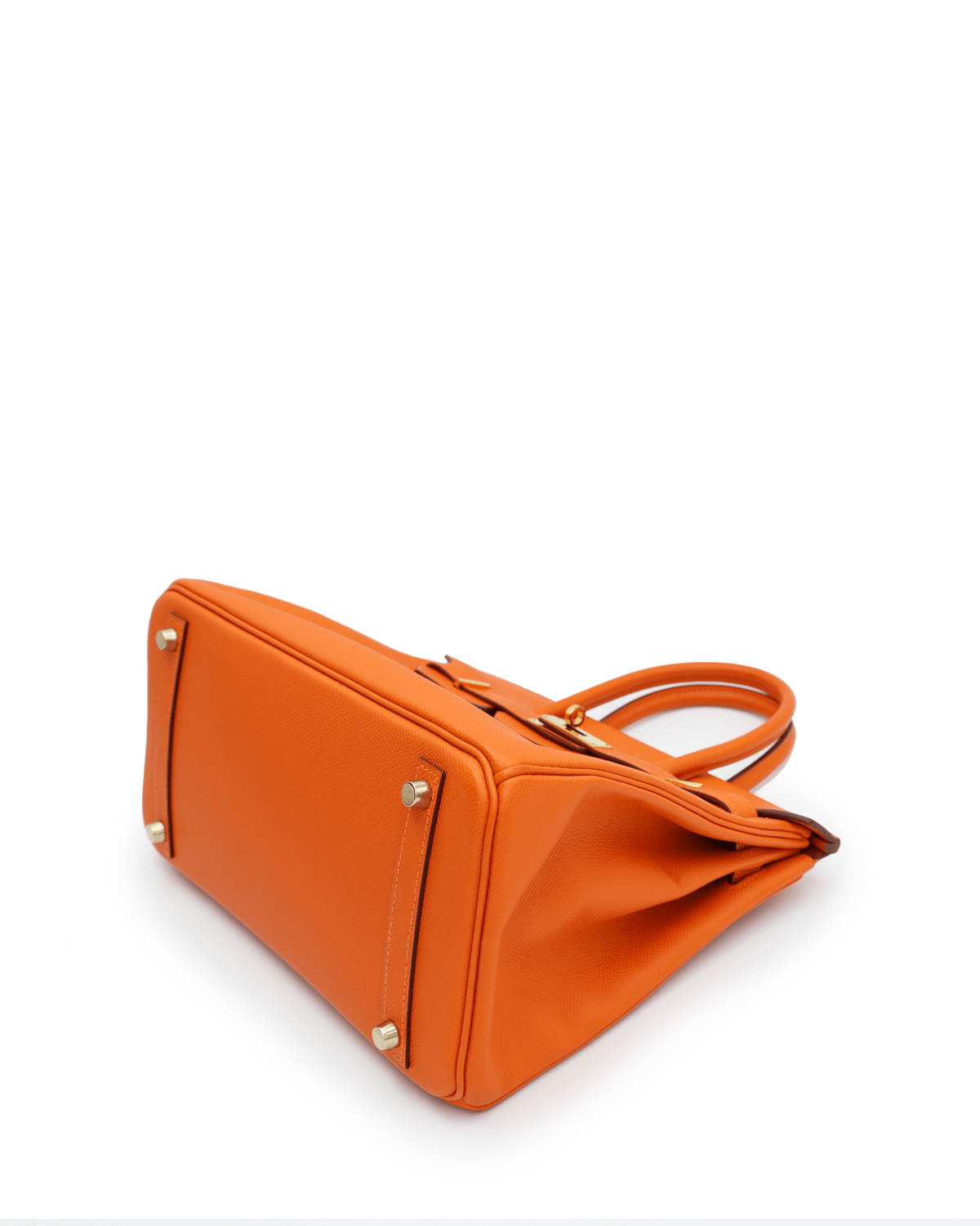 Hermès Hermes Birkin 30 Orange Epsom GHW SKL1004