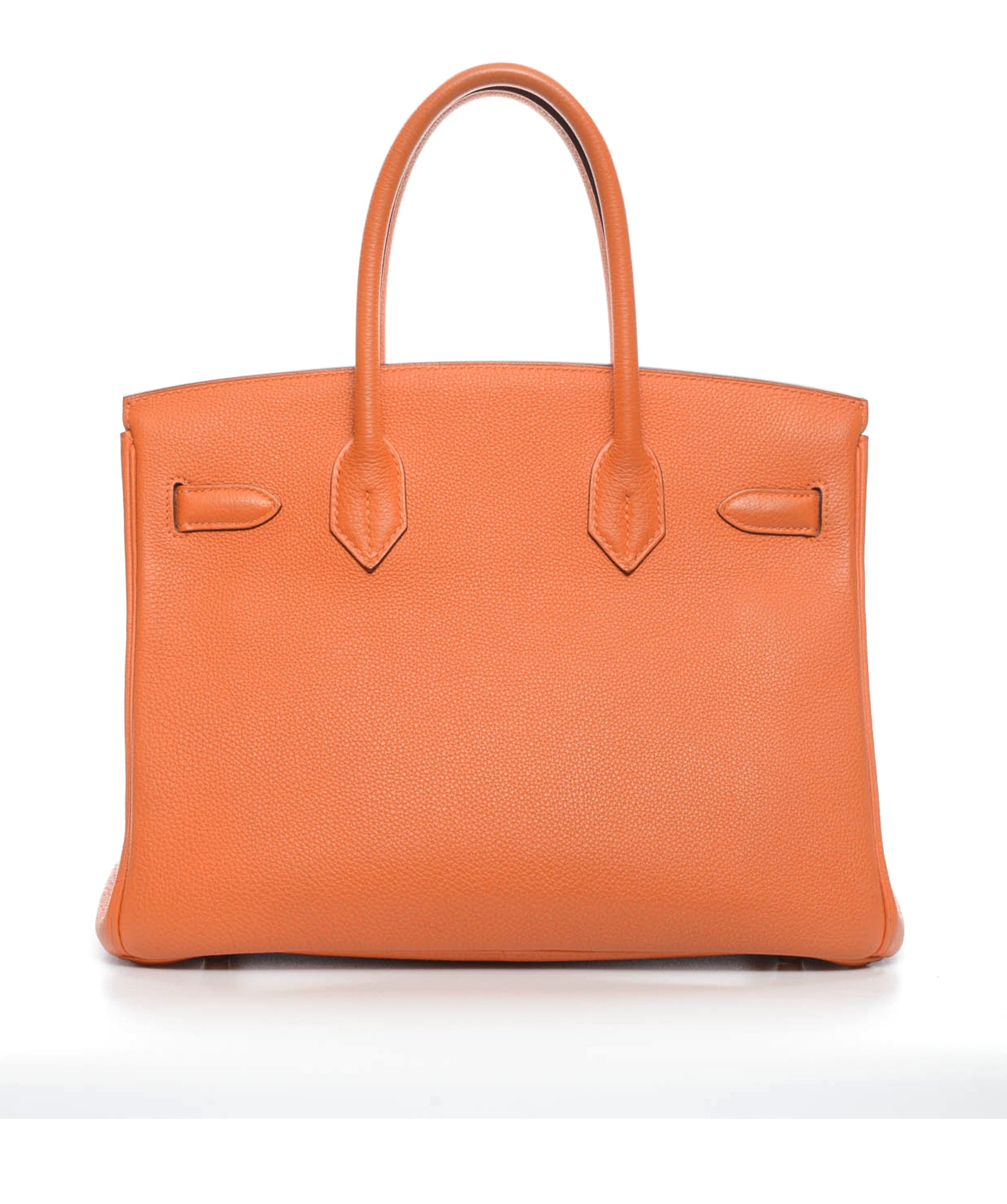 Hermès Hermes Birkin 30 Orange Togo GHW #M SKL1195