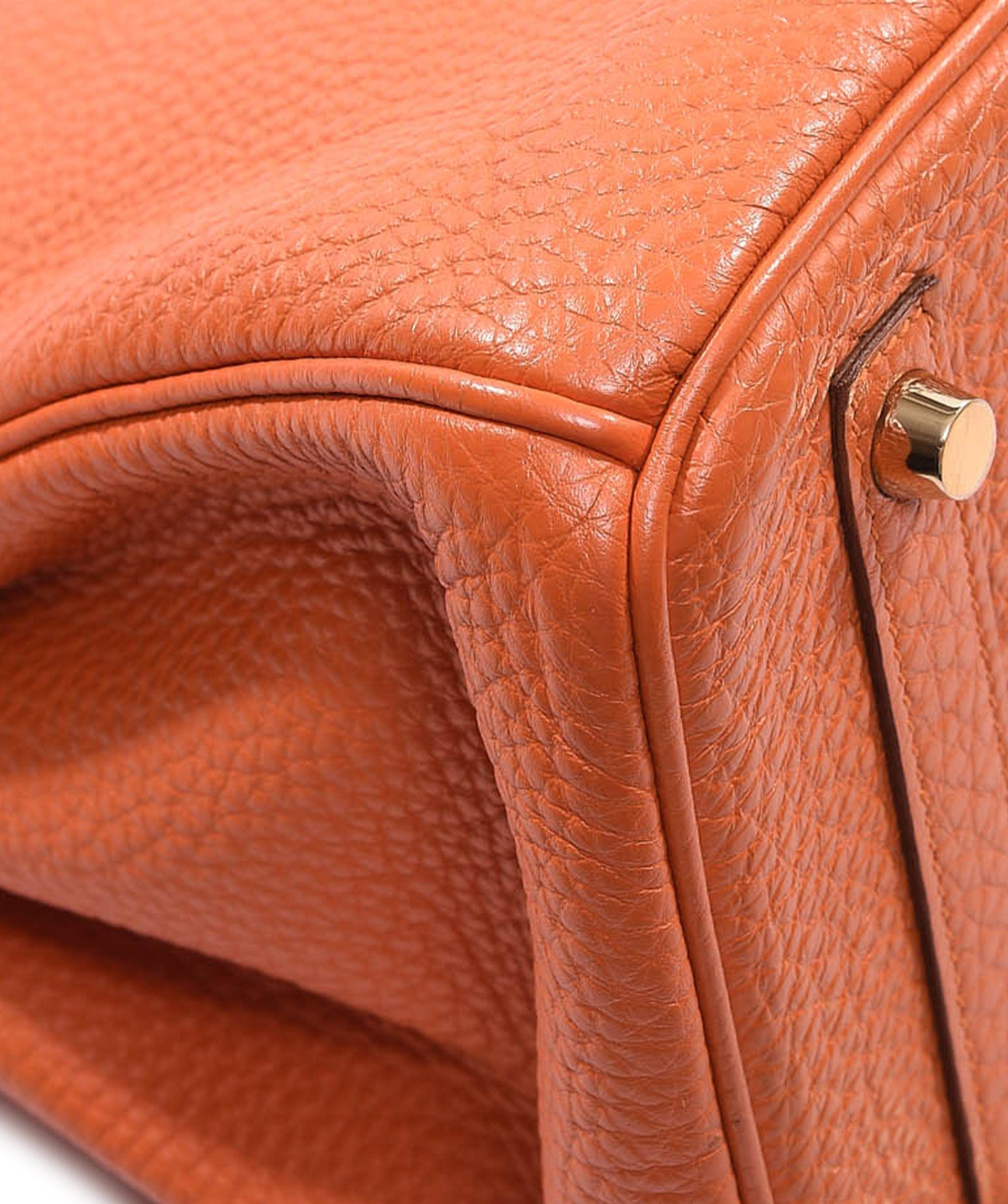 Hermès Hermès Birkin 30 Orange Togo Ghw #R ASL3195